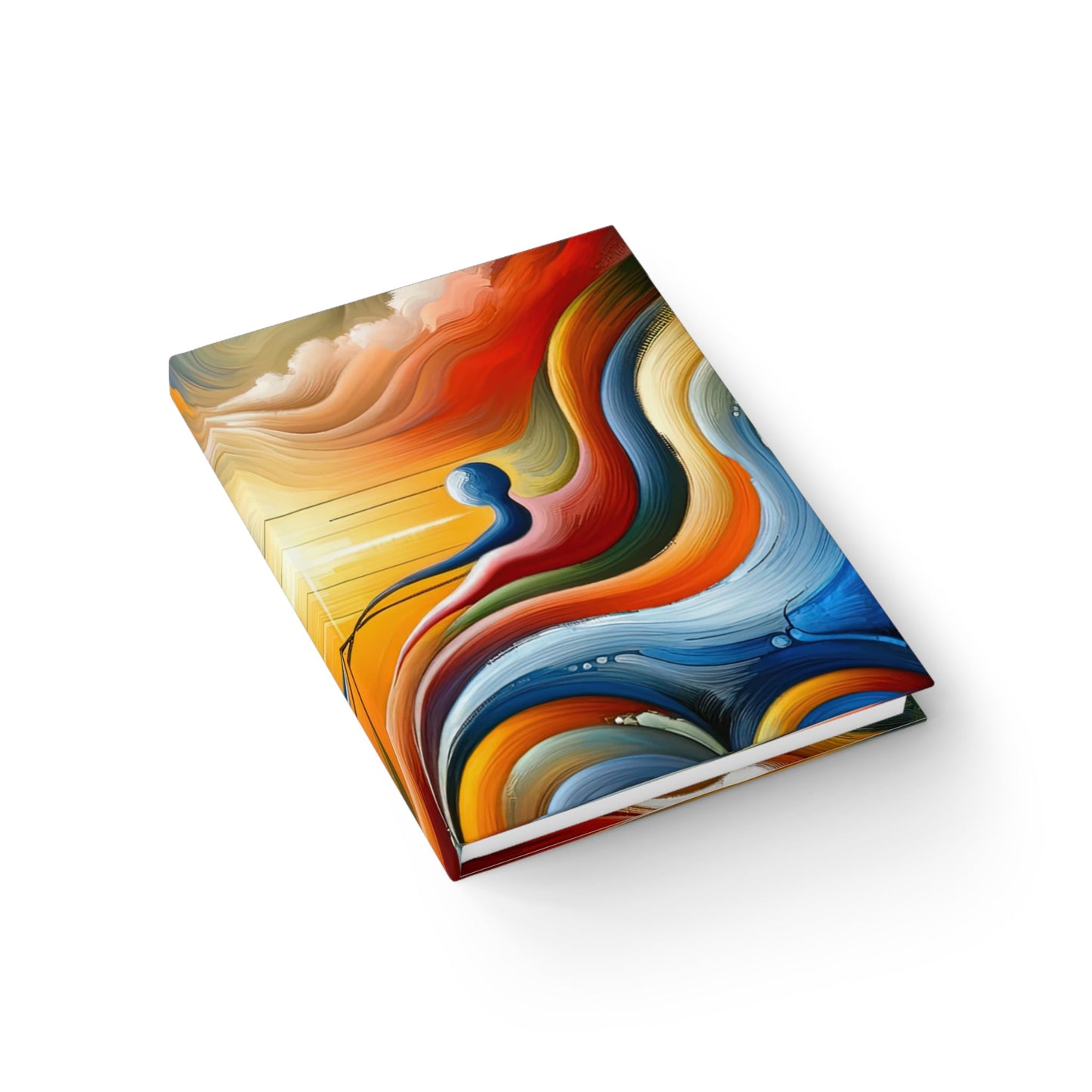 Empathetic Lifeline Abstract Journal - Blank - ATUH.ART