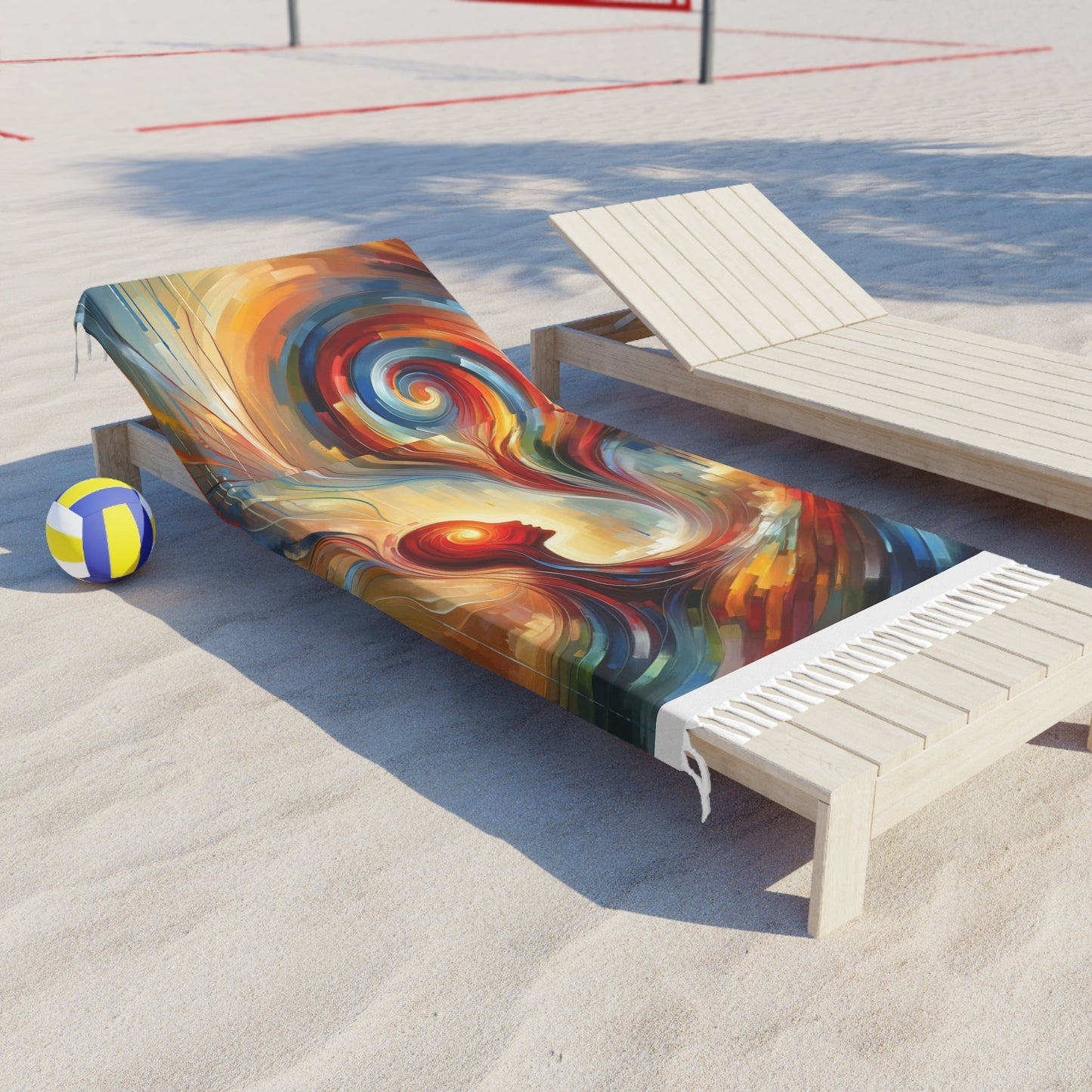 Empathetic Spiral Dialogue Boho Beach Cloth - ATUH.ART