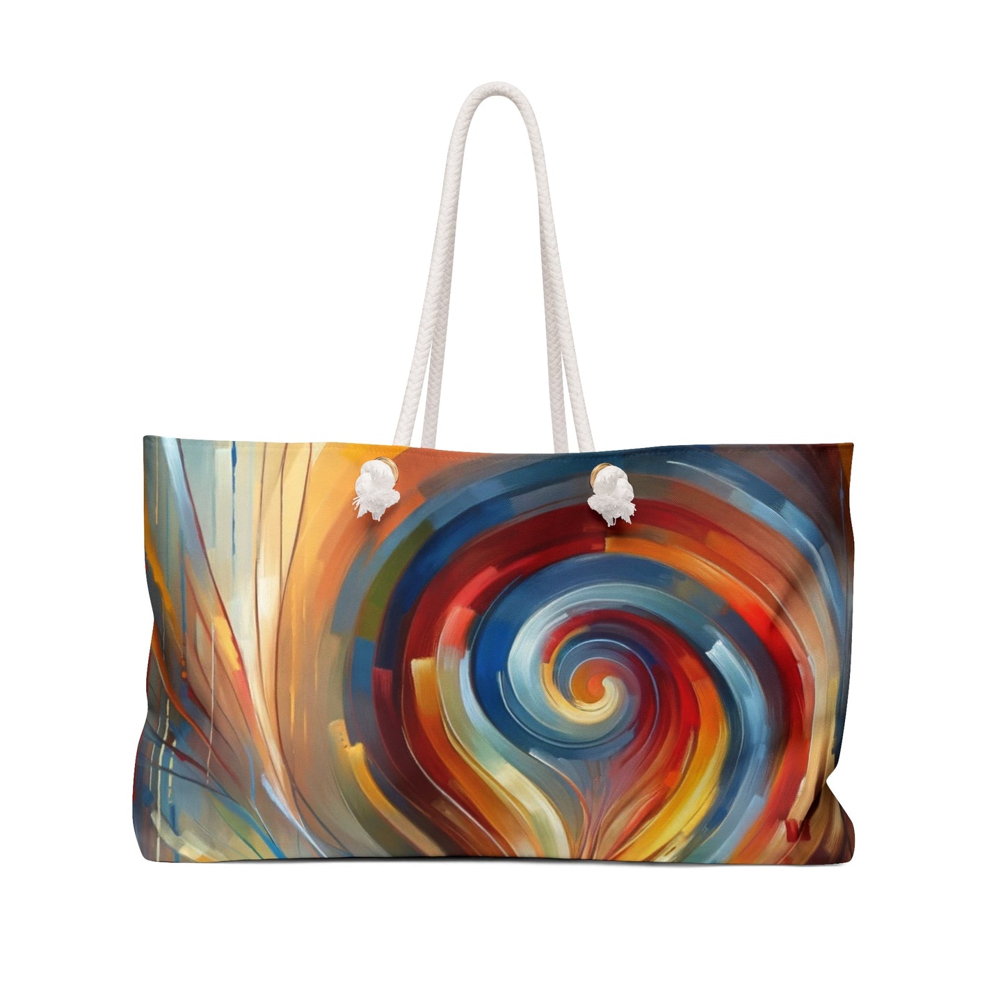 Empathetic Spiral Dialogue Weekender Bag - ATUH.ART