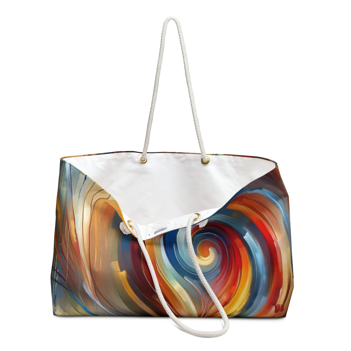 Empathetic Spiral Dialogue Weekender Bag - ATUH.ART