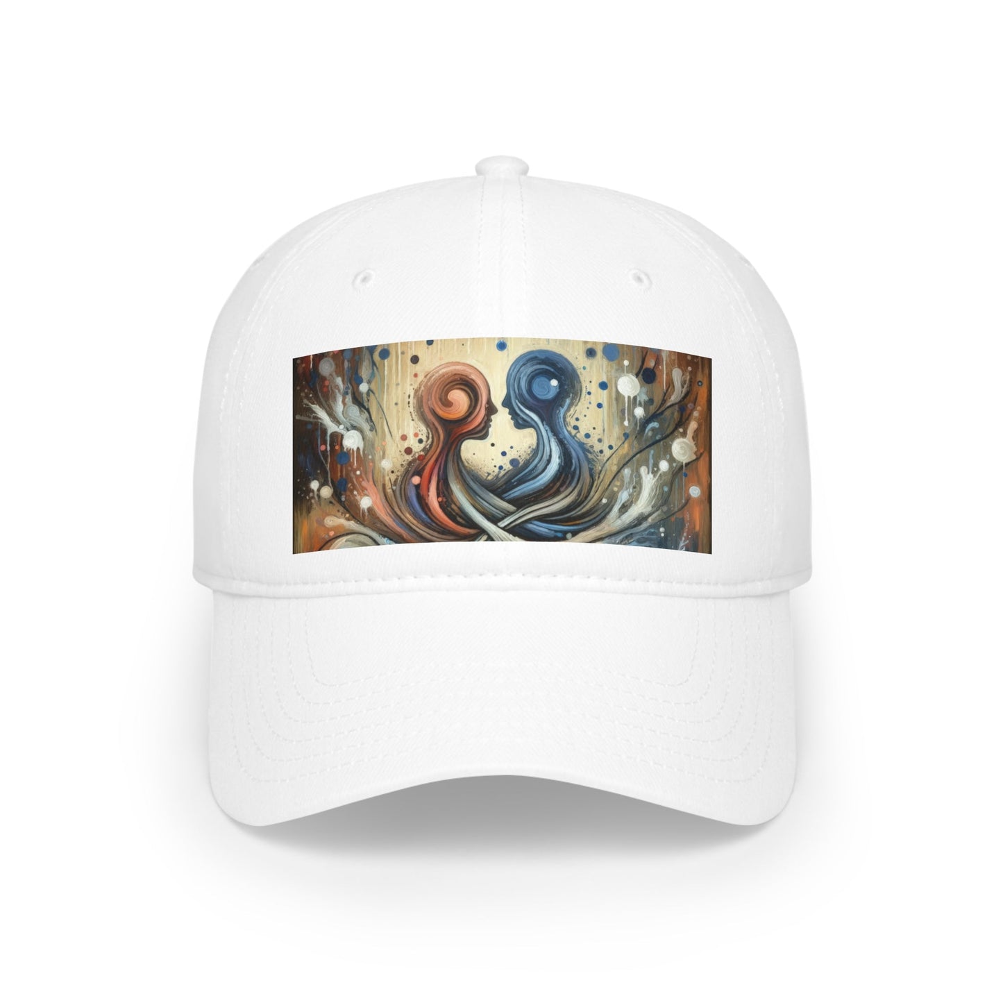 Empathic Connection Tachism Low Profile Baseball Cap - ATUH.ART