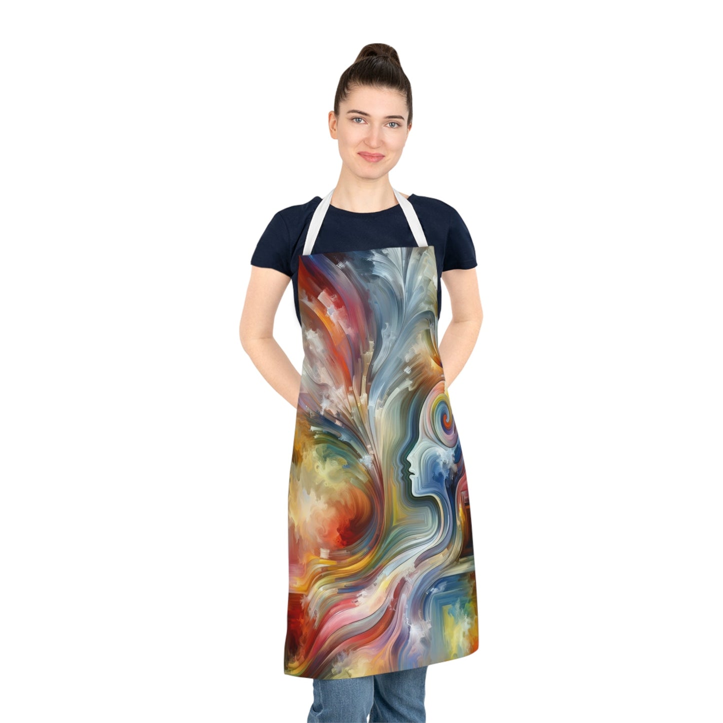 Empathy Binding Spirit Adult Apron (AOP) - ATUH.ART
