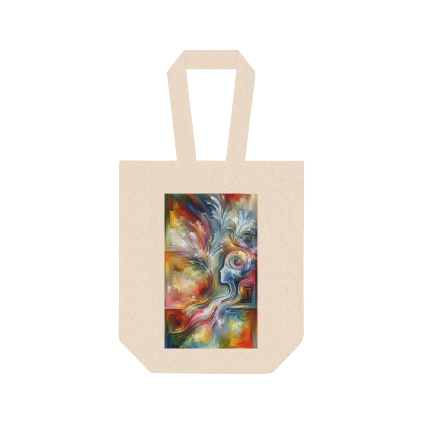 Empathy Binding Spirit Double Wine Tote Bag - ATUH.ART
