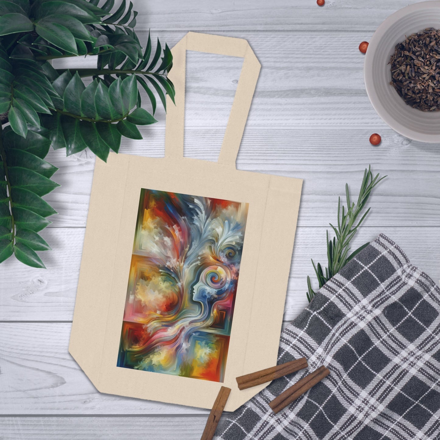 Empathy Binding Spirit Double Wine Tote Bag - ATUH.ART