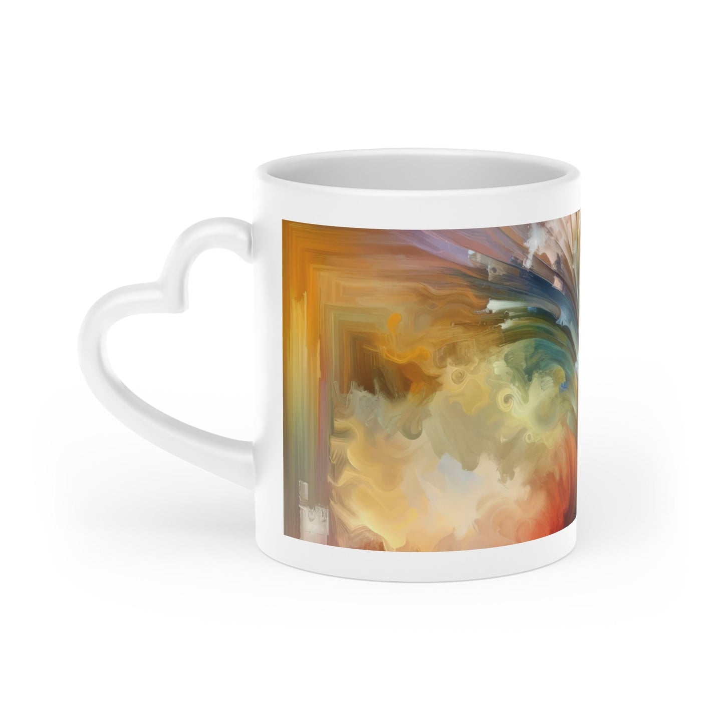 Empathy Binding Spirit Heart-Shaped Mug - ATUH.ART