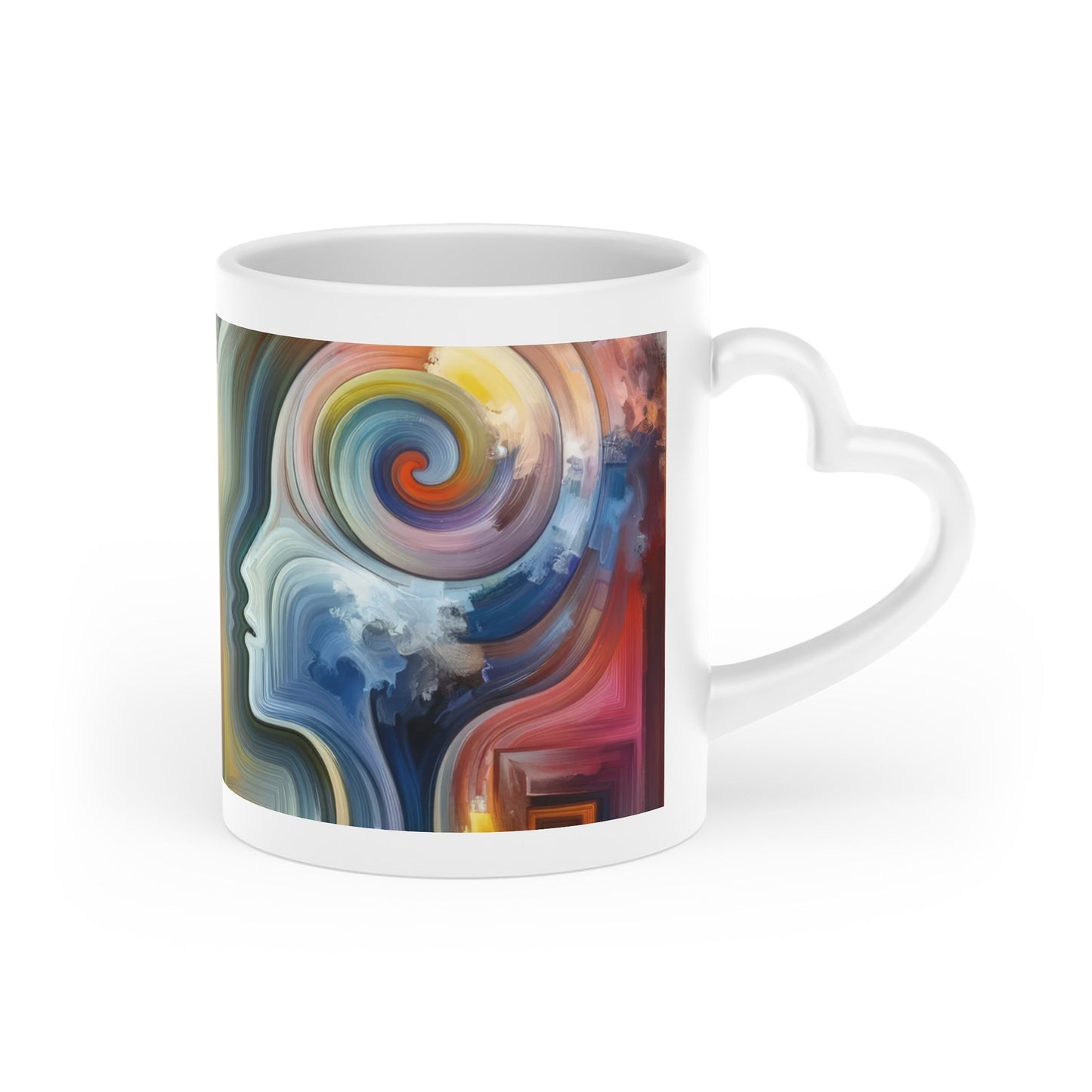 Empathy Binding Spirit Heart-Shaped Mug - ATUH.ART