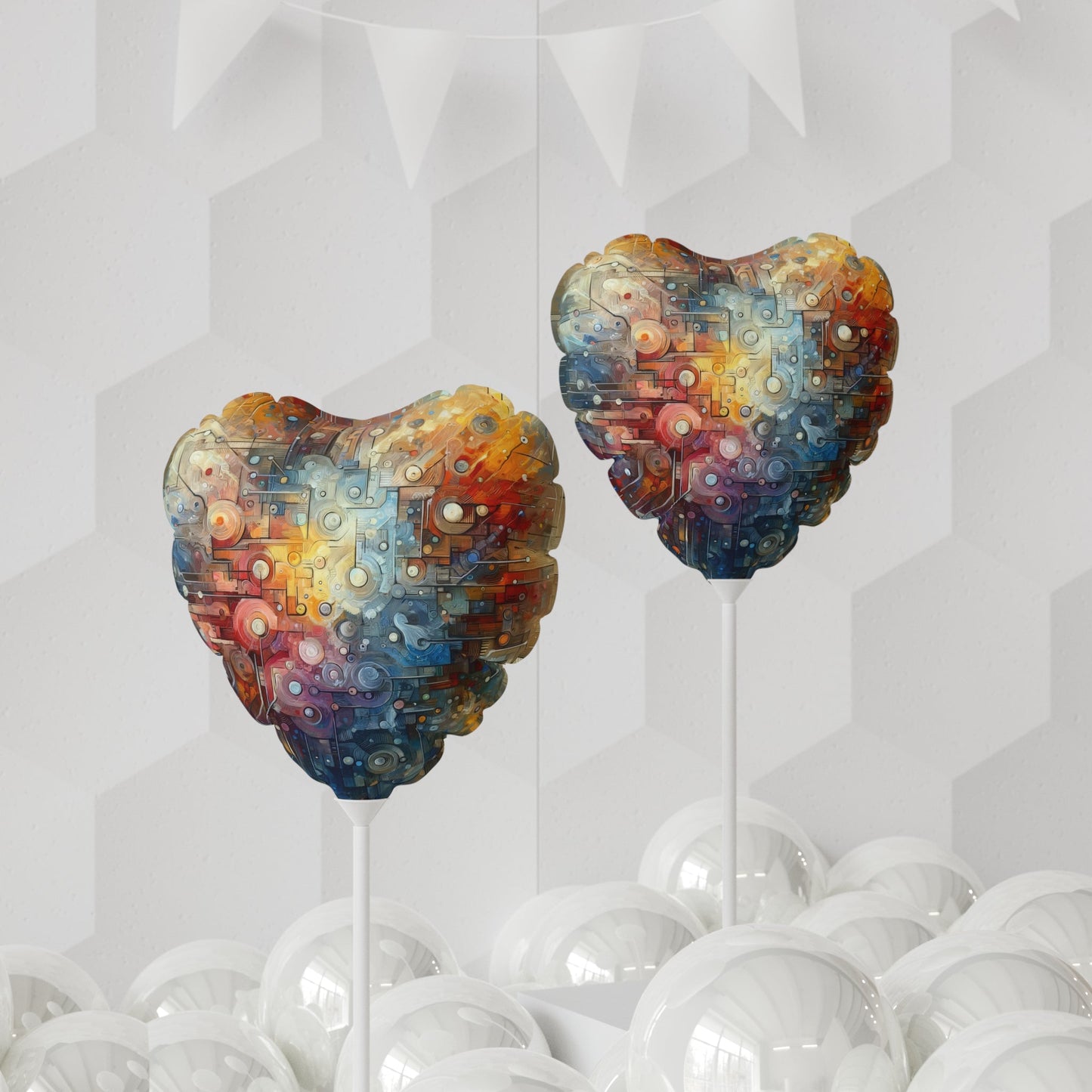 Empathy Scaffold Unity Balloon (Round and Heart-shaped), 11" - ATUH.ART