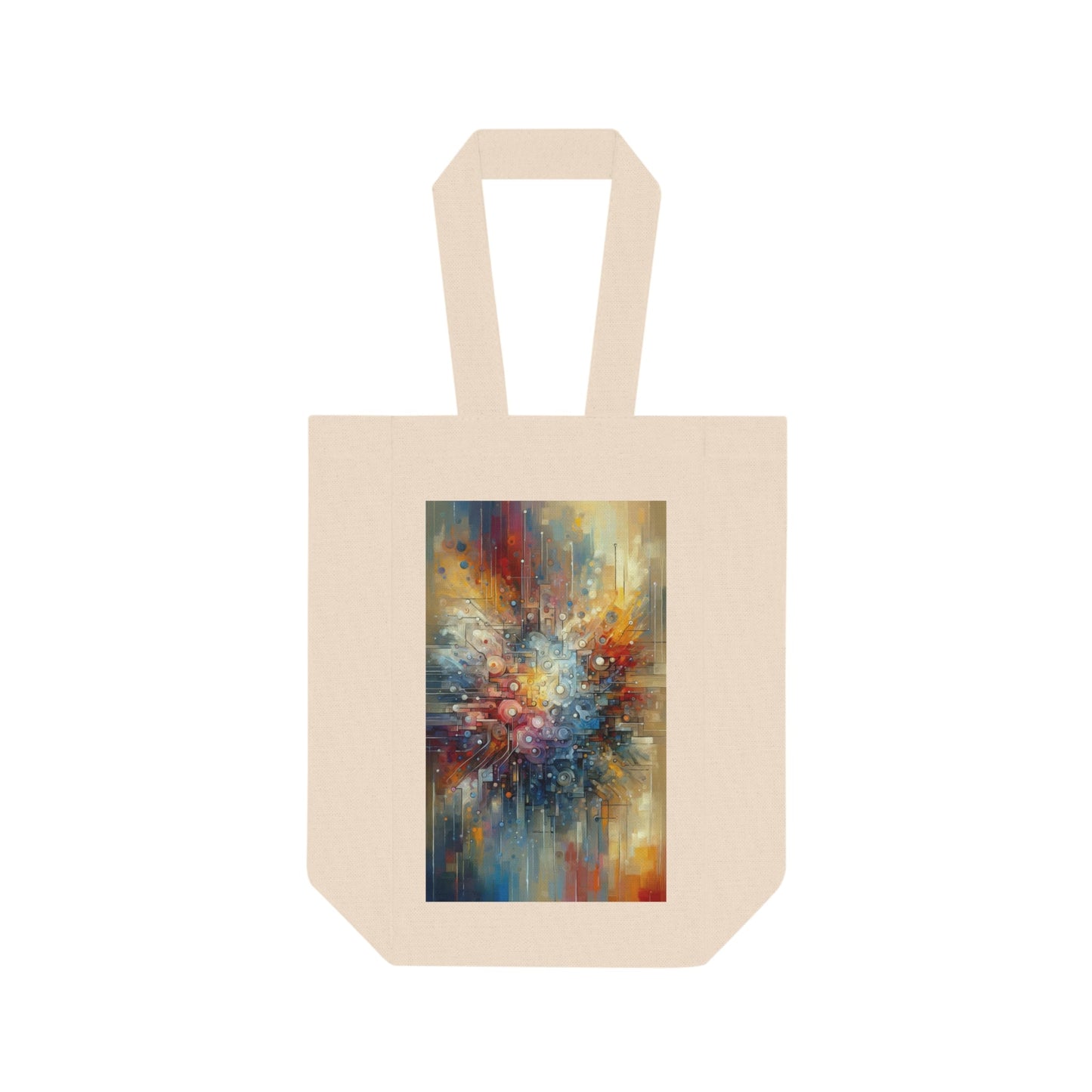 Empathy Scaffold Unity Double Wine Tote Bag - ATUH.ART