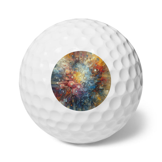 Empathy Scaffold Unity Golf Balls, 6pcs - ATUH.ART