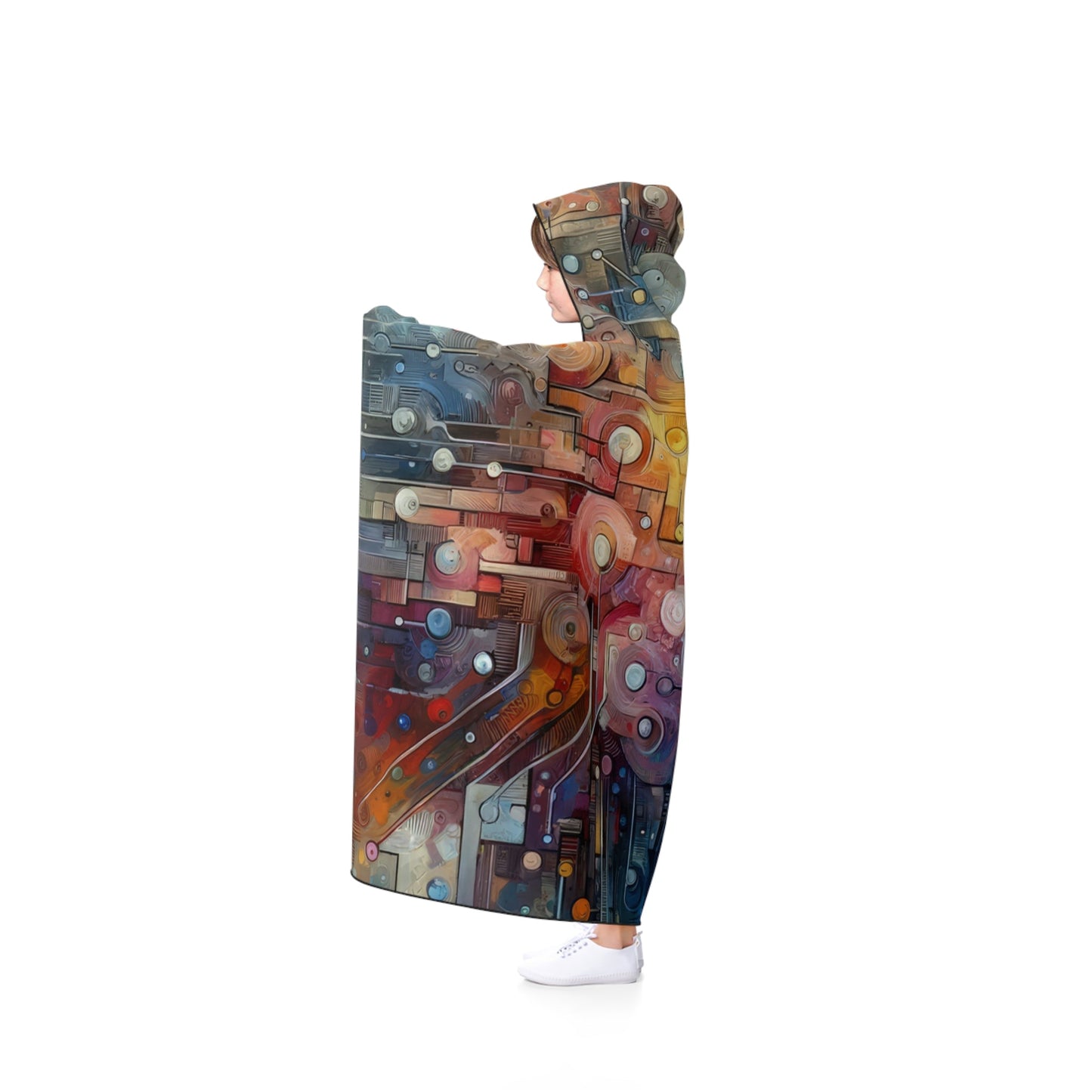 Empathy Scaffold Unity Hooded Blanket - ATUH.ART