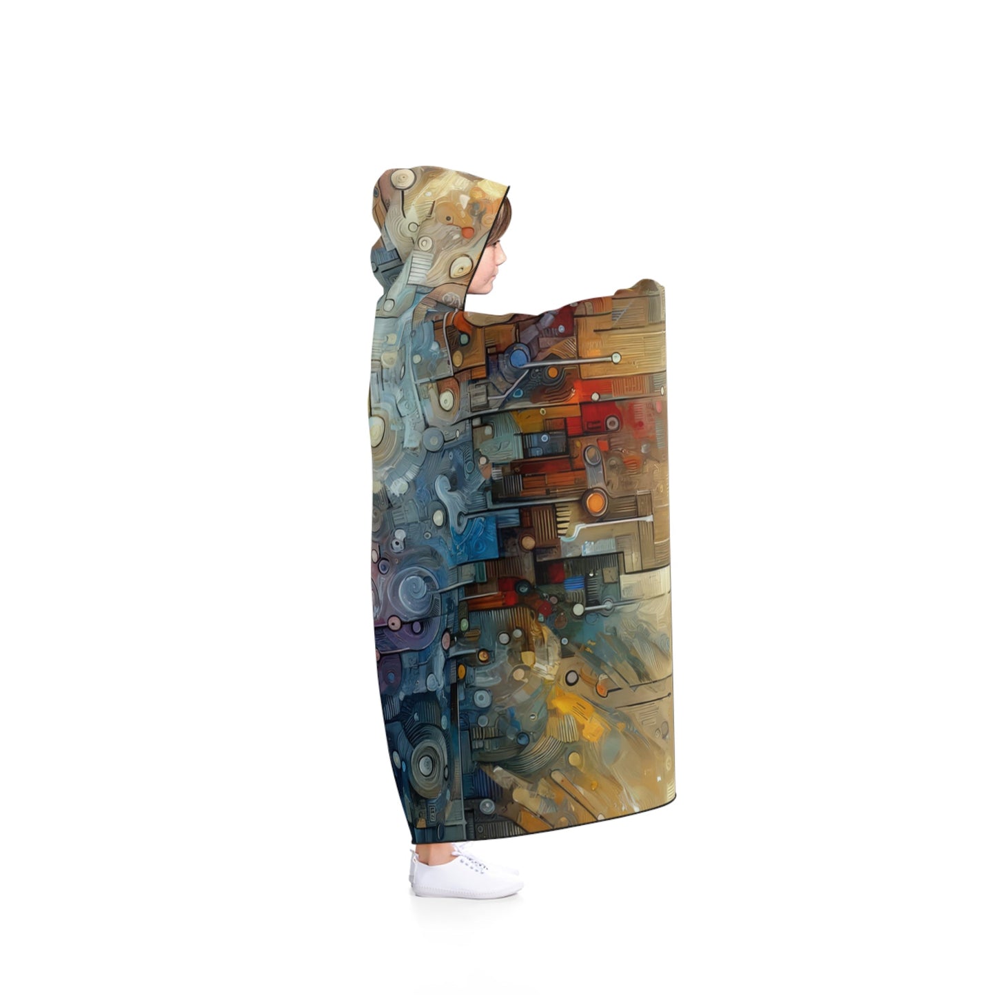 Empathy Scaffold Unity Hooded Blanket - ATUH.ART