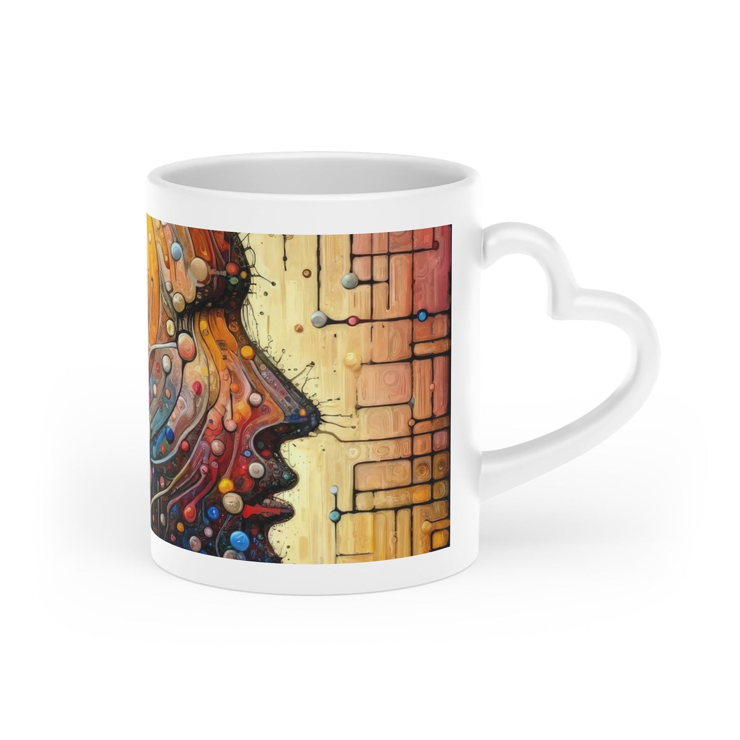 Empathy Unity Interaction Heart-Shaped Mug - ATUH.ART