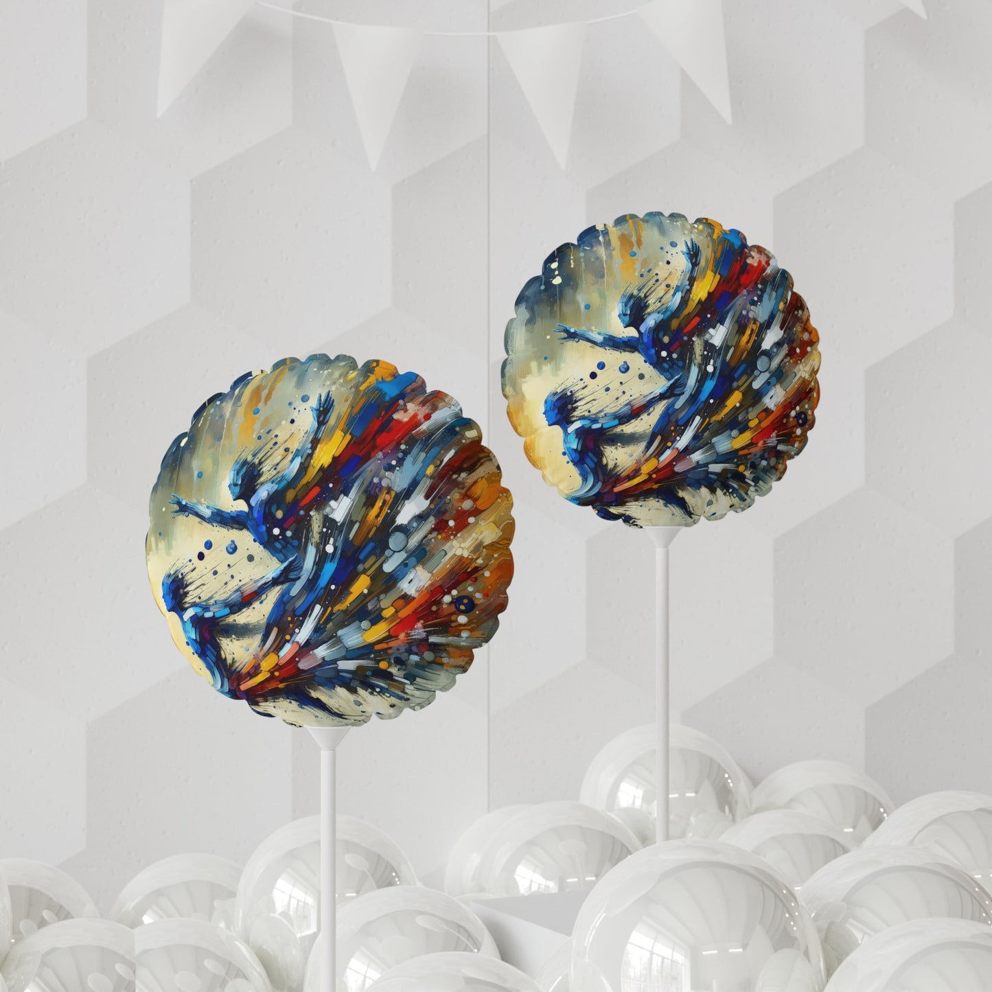 Empowering Mastery Cascade Balloon (Round and Heart-shaped), 11" - ATUH.ART