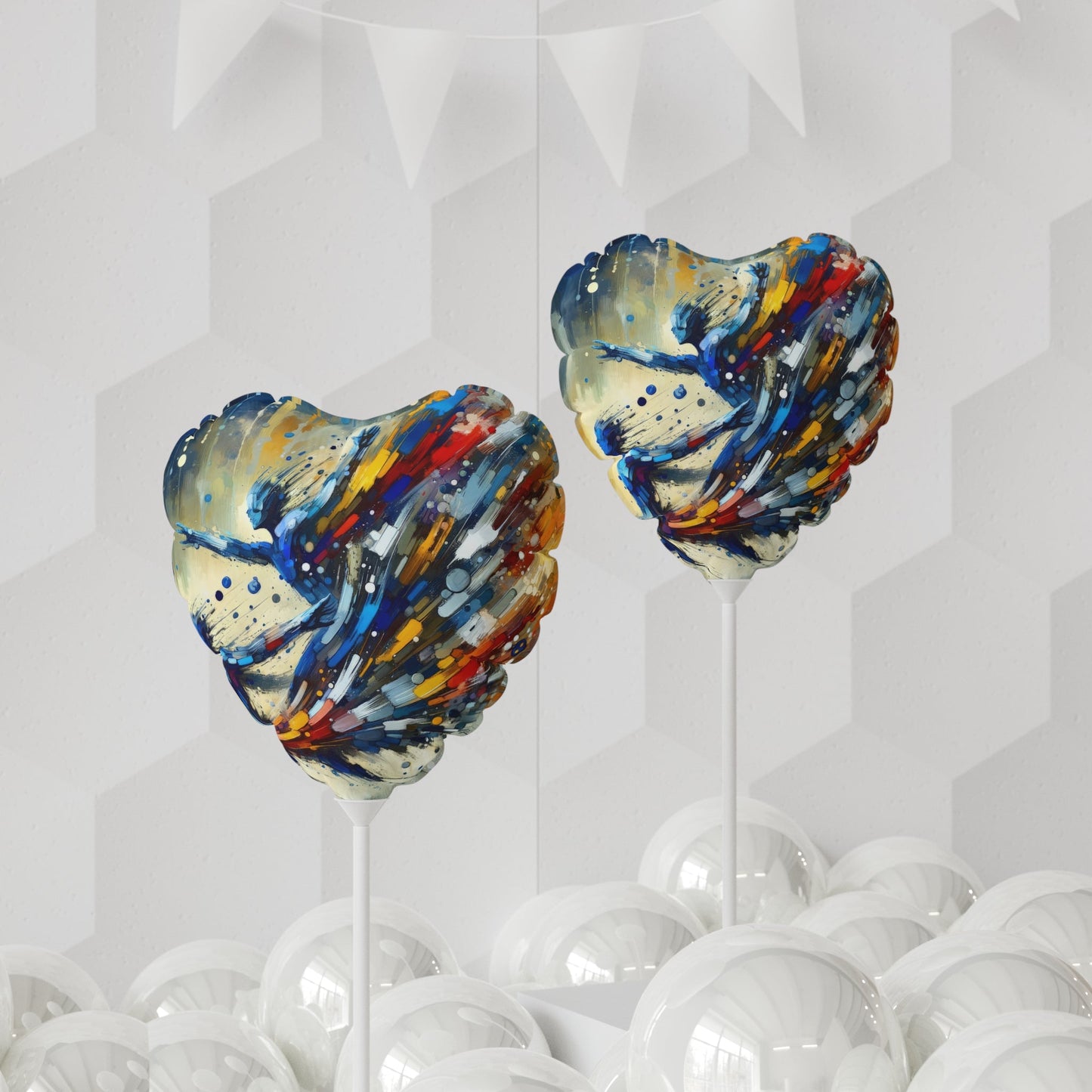 Empowering Mastery Cascade Balloon (Round and Heart-shaped), 11" - ATUH.ART