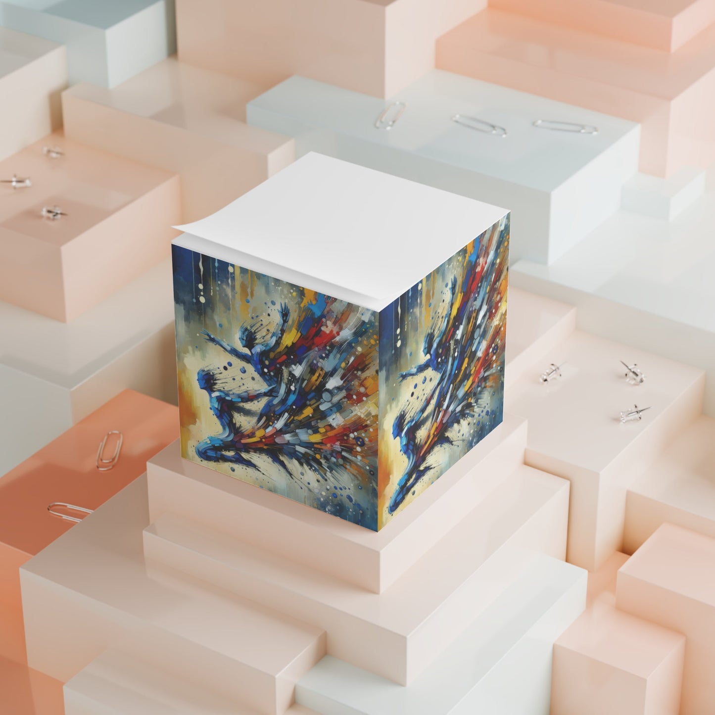 Empowering Mastery Cascade Note Cube - ATUH.ART