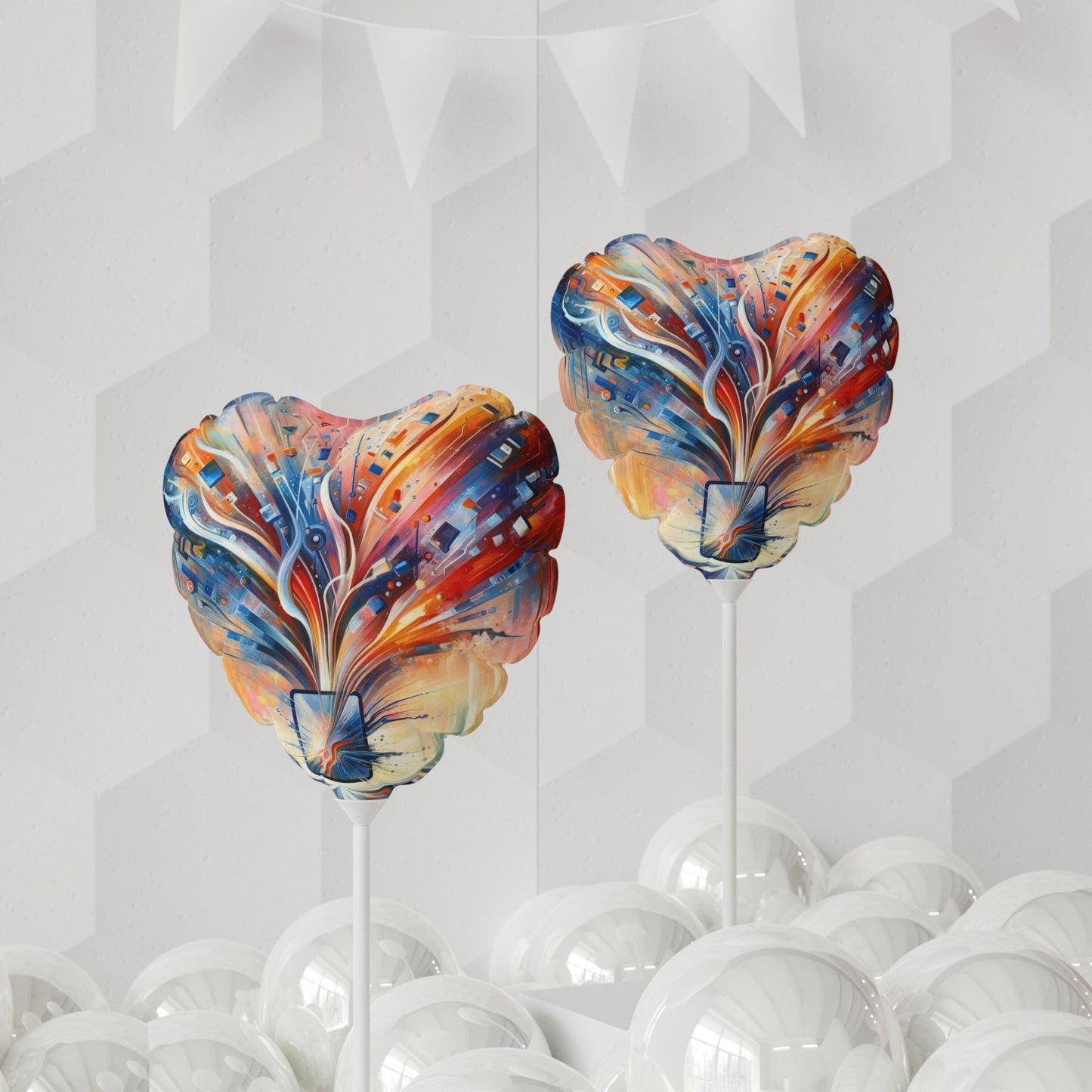 Empowerment Through Technology Balloon (Round and Heart-shaped), 11" - ATUH.ART