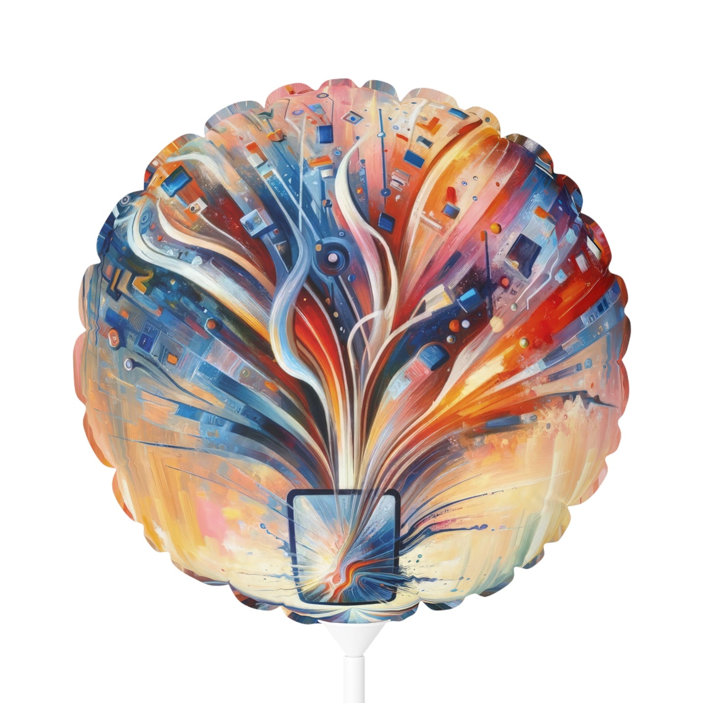 Empowerment Through Technology Balloon (Round and Heart-shaped), 11" - ATUH.ART