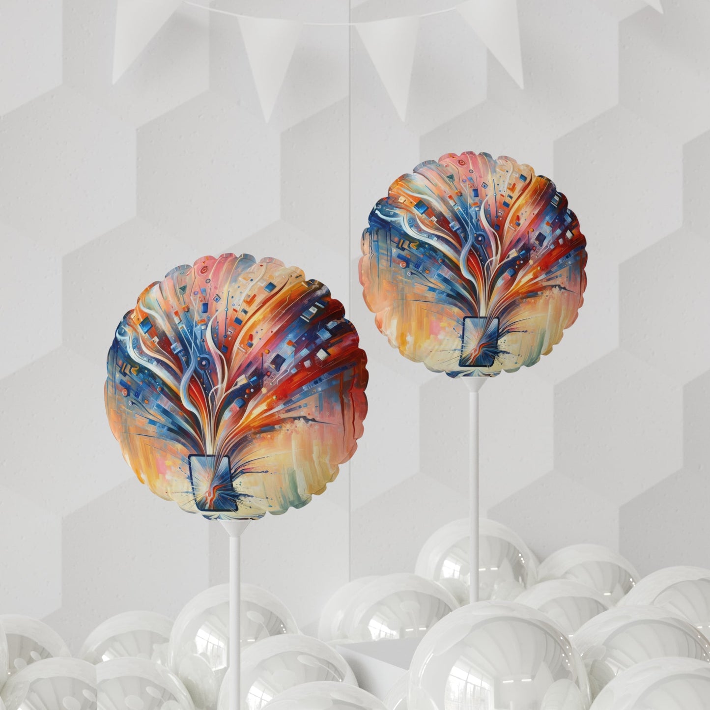 Empowerment Through Technology Balloon (Round and Heart-shaped), 11" - ATUH.ART