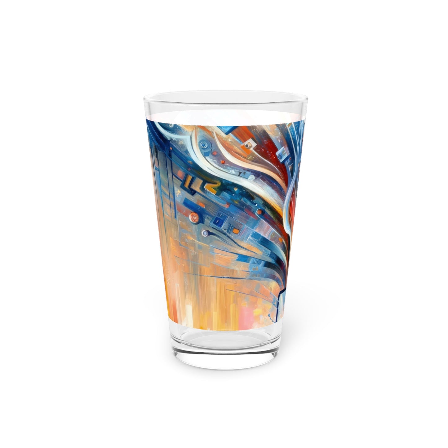 Empowerment Through Technology Pint Glass, 16oz - ATUH.ART