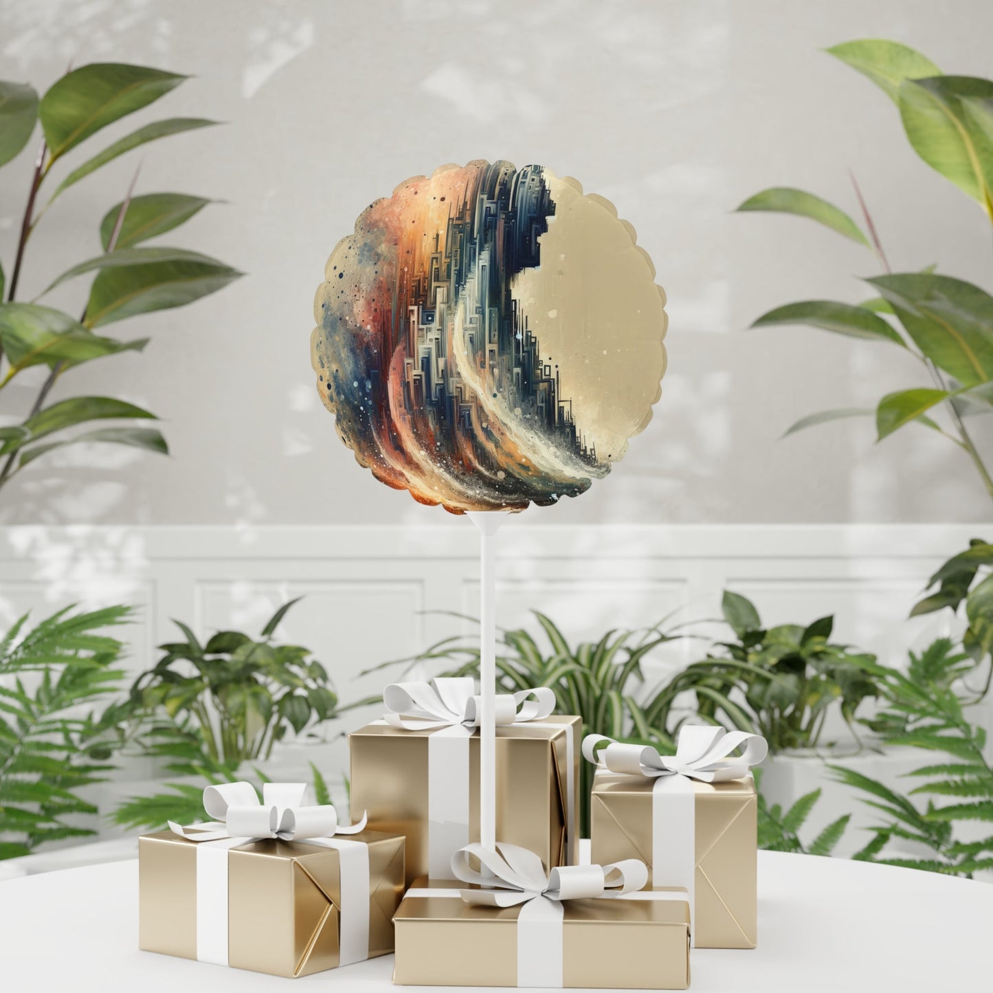 Enduring Echoes Resonance Balloon (Round and Heart-shaped), 11" - ATUH.ART
