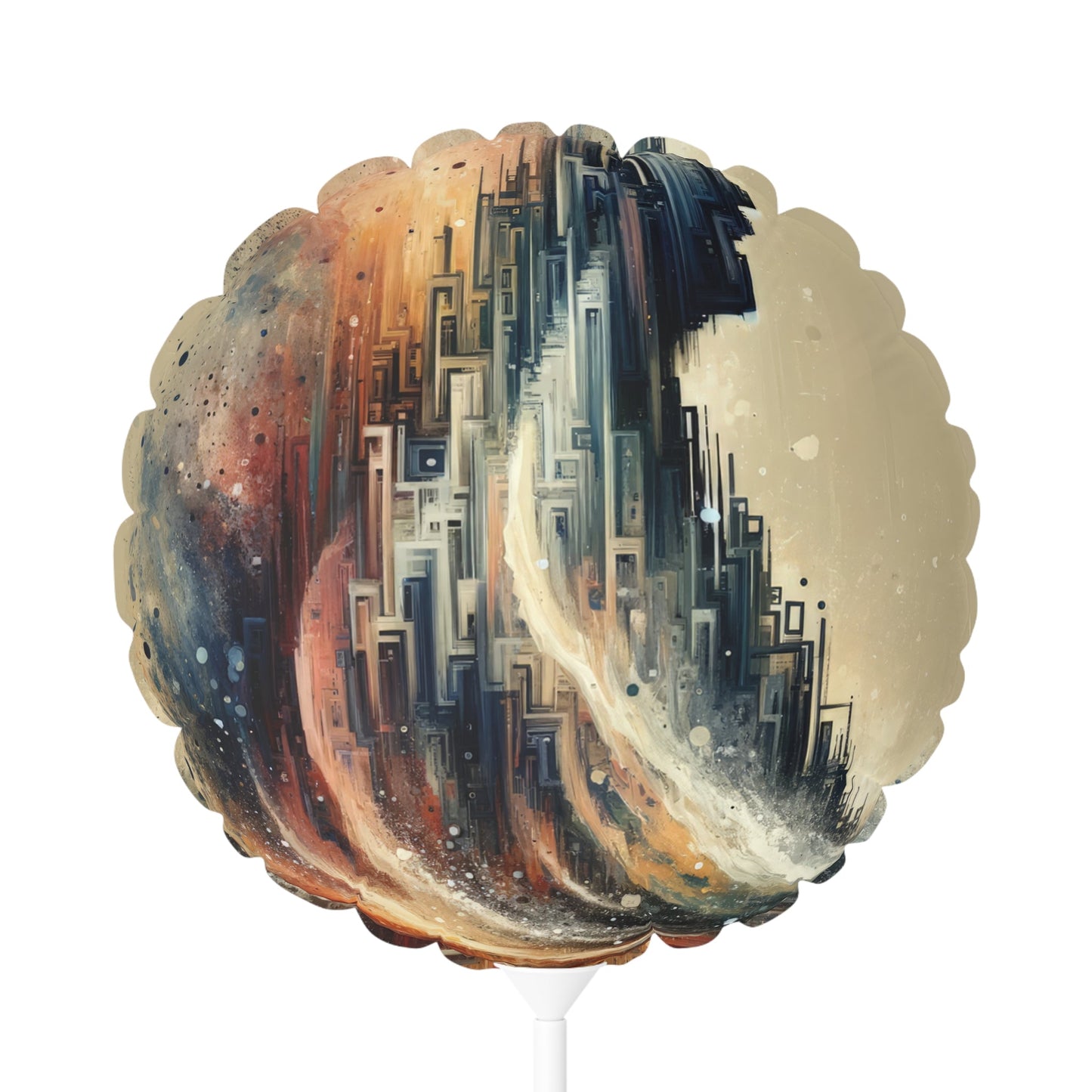 Enduring Echoes Resonance Balloon (Round and Heart-shaped), 11" - ATUH.ART