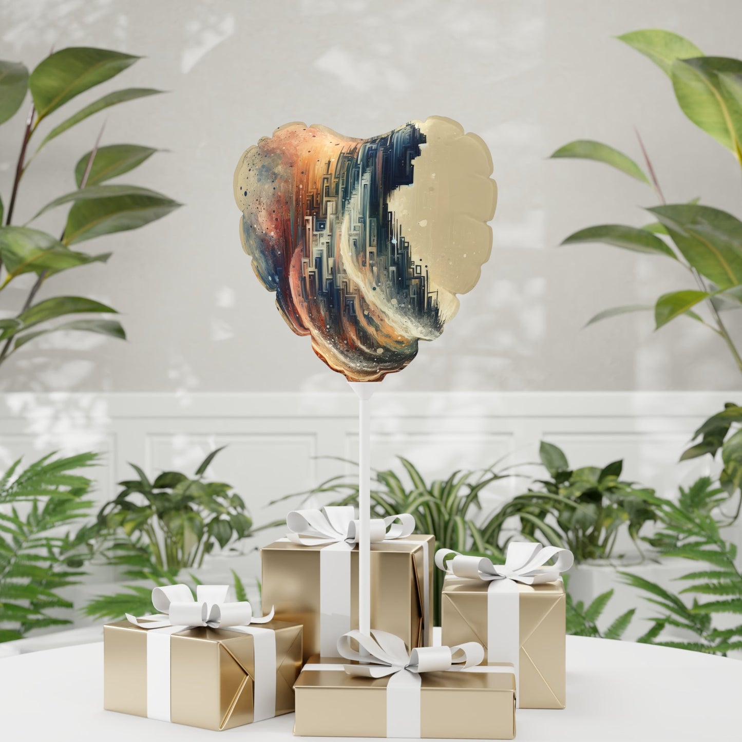 Enduring Echoes Resonance Balloon (Round and Heart-shaped), 11" - ATUH.ART