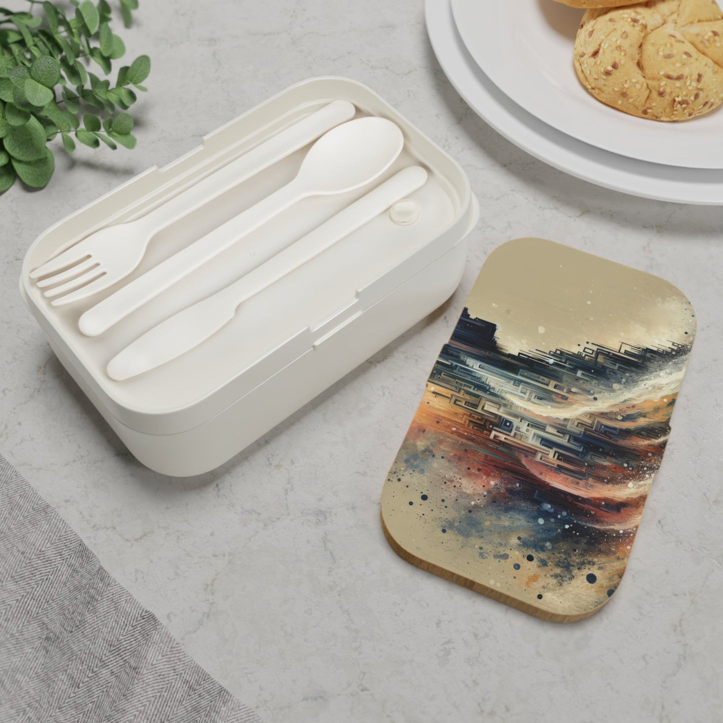 Enduring Echoes Resonance Bento Lunch Box - ATUH.ART