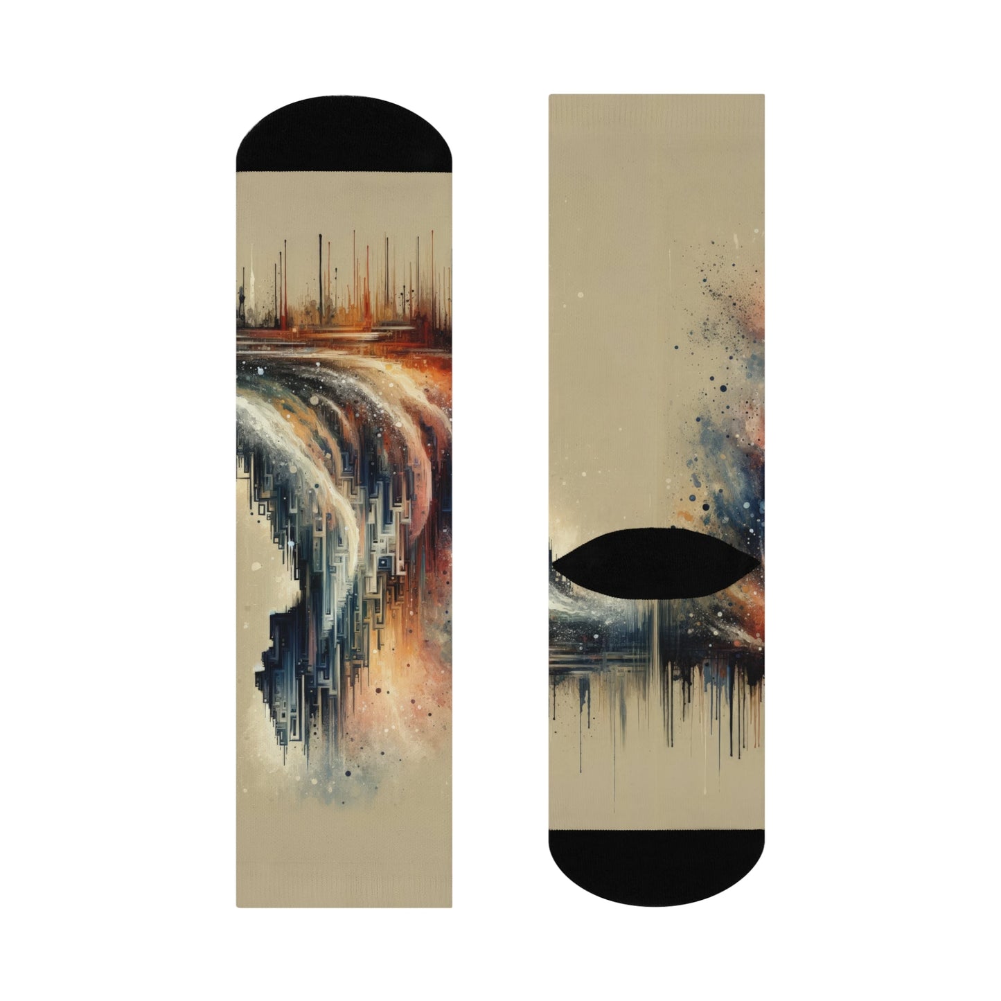 Enduring Echoes Resonance Cushioned Crew Socks - ATUH.ART