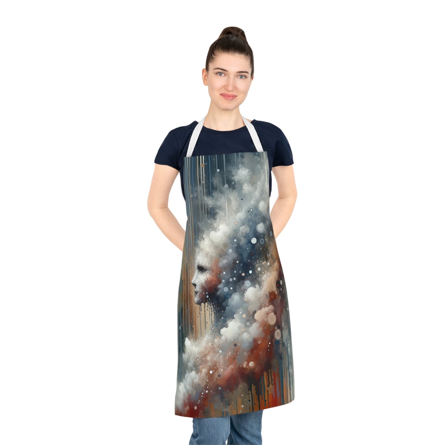 Ephemeral Hour Residue Adult Apron (AOP) - ATUH.ART
