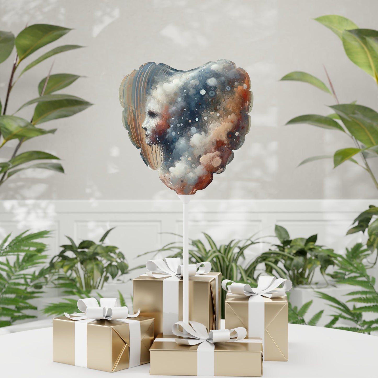 Ephemeral Hour Residue Balloon (Round and Heart-shaped), 11" - ATUH.ART