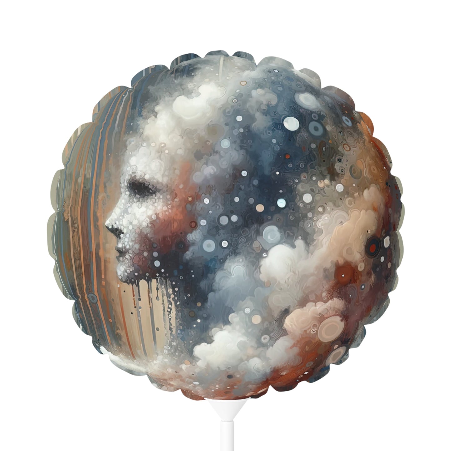 Ephemeral Hour Residue Balloon (Round and Heart-shaped), 11" - ATUH.ART