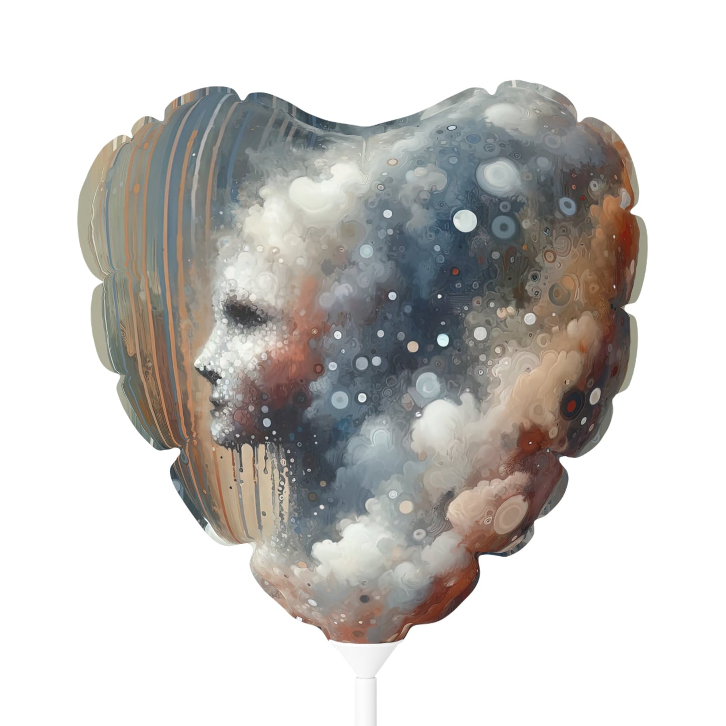 Ephemeral Hour Residue Balloon (Round and Heart-shaped), 11" - ATUH.ART