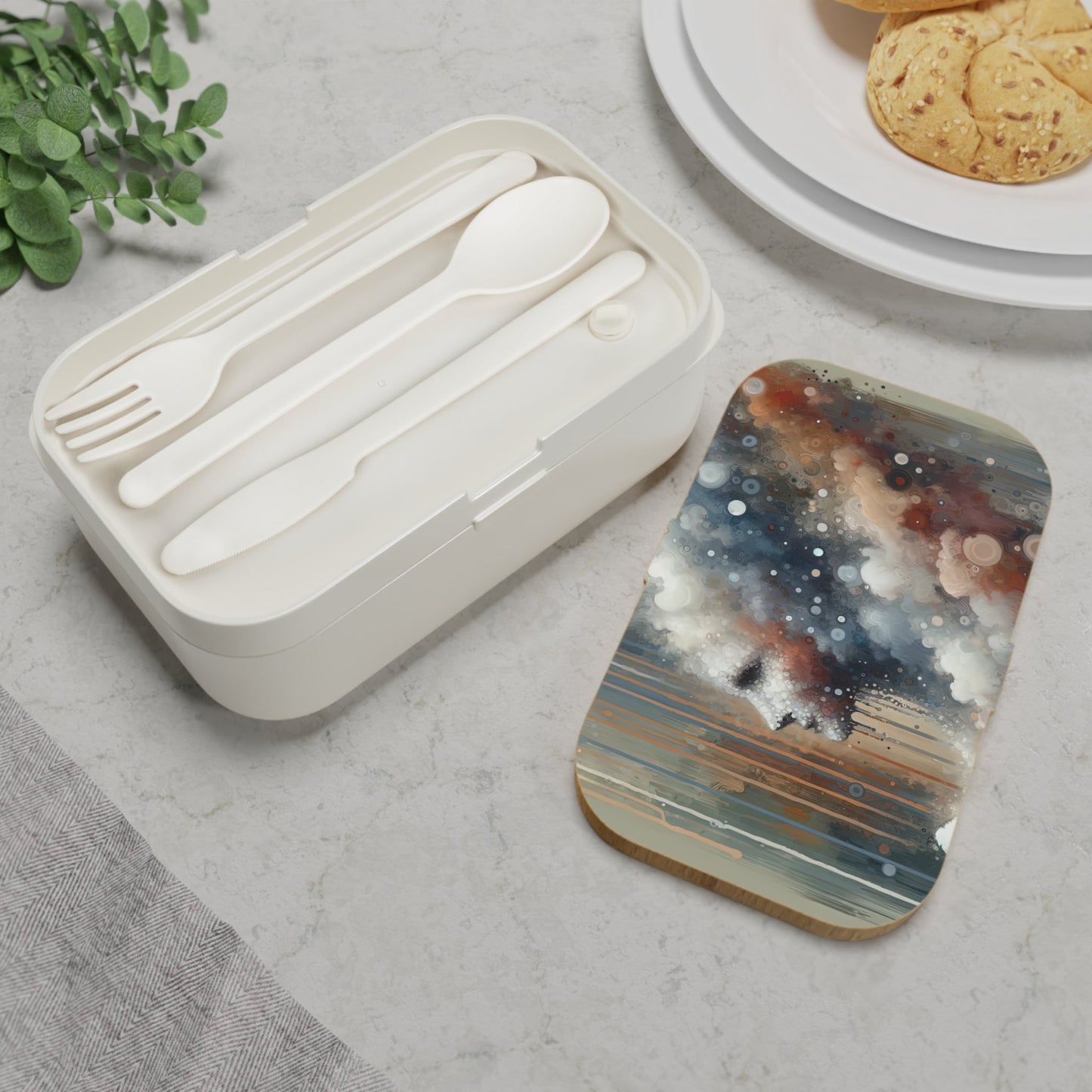 Ephemeral Hour Residue Bento Lunch Box - ATUH.ART