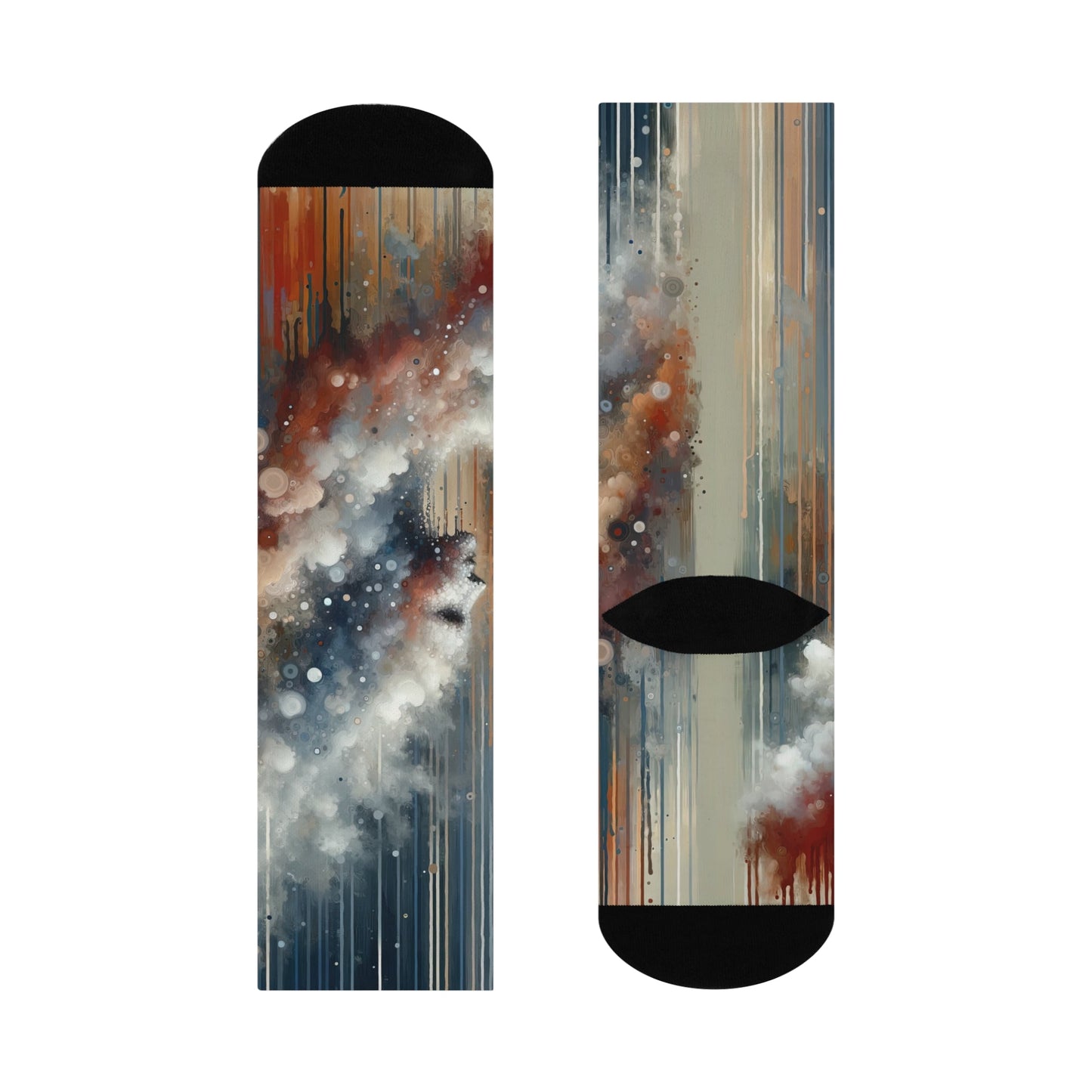 Ephemeral Hour Residue Cushioned Crew Socks - ATUH.ART