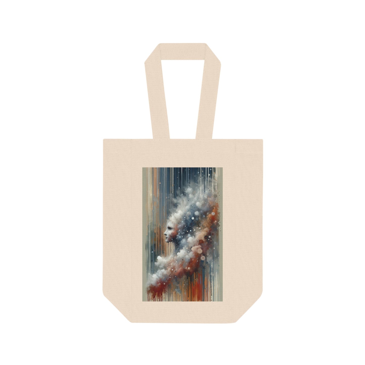 Ephemeral Hour Residue Double Wine Tote Bag - ATUH.ART