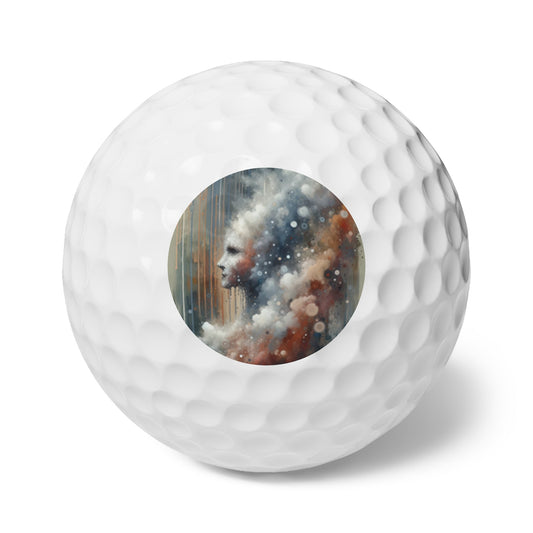 Ephemeral Hour Residue Golf Balls, 6pcs - ATUH.ART
