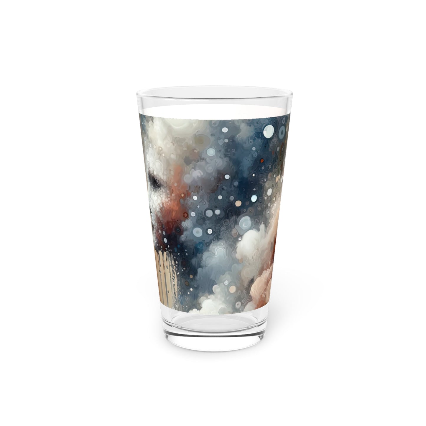 Ephemeral Hour Residue Pint Glass, 16oz - ATUH.ART