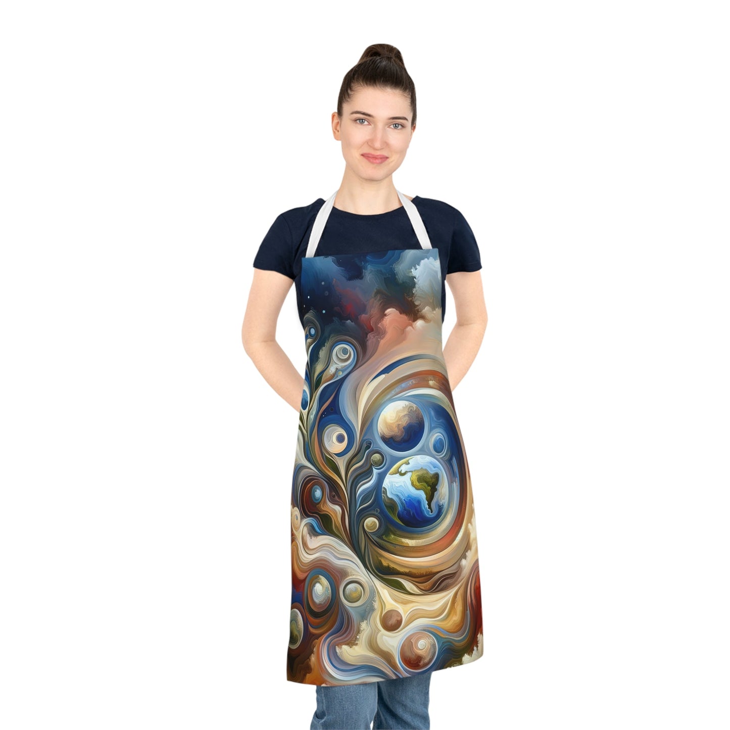 Esoteric Nurturing Gaia Adult Apron (AOP) - ATUH.ART