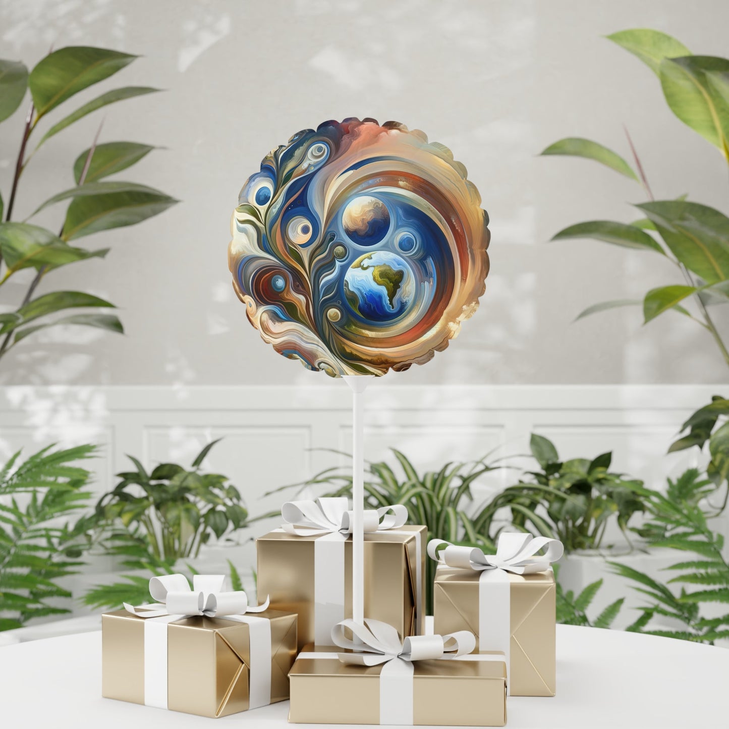 Esoteric Nurturing Gaia Balloon (Round and Heart-shaped), 11" - ATUH.ART