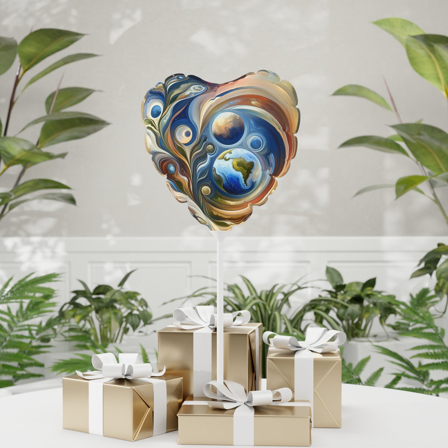 Esoteric Nurturing Gaia Balloon (Round and Heart-shaped), 11" - ATUH.ART