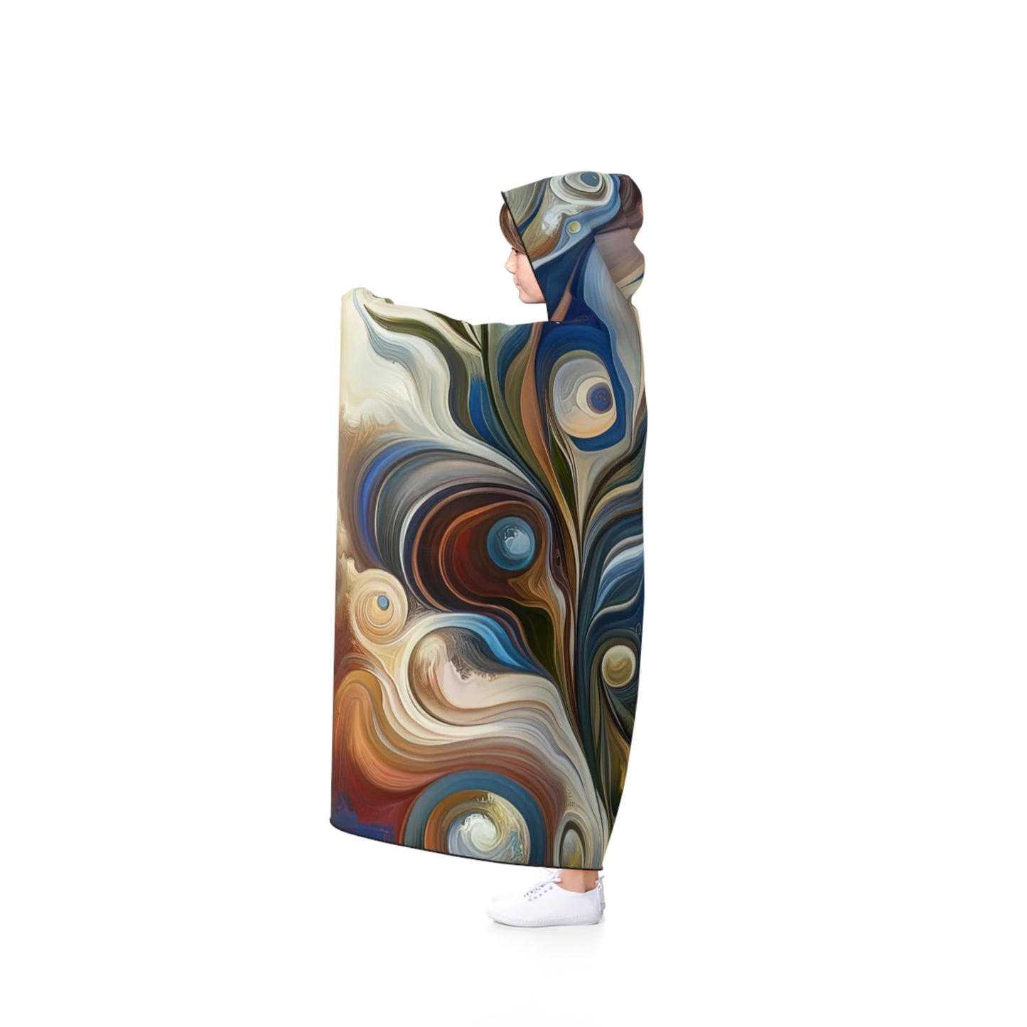 Esoteric Nurturing Gaia Hooded Blanket - ATUH.ART