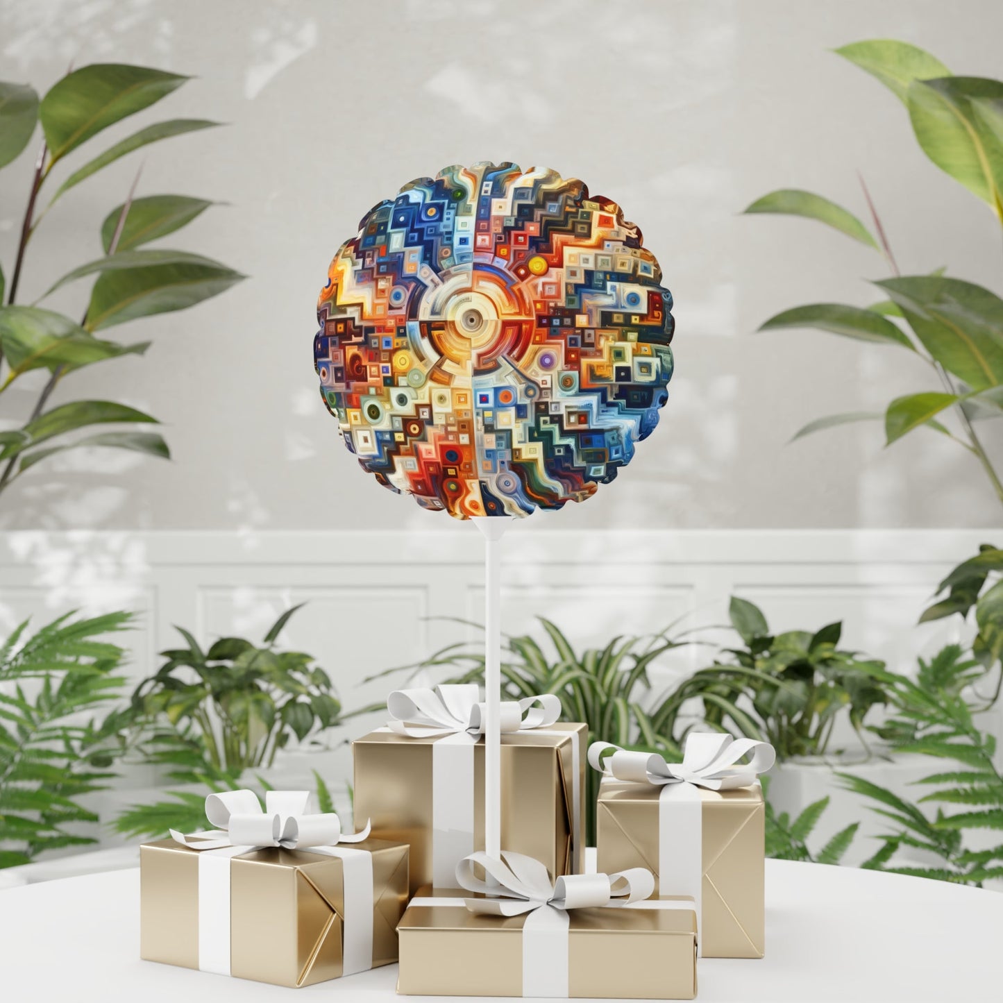 Essence Kaleidoscope Tapestry Balloon (Round and Heart-shaped), 11" - ATUH.ART