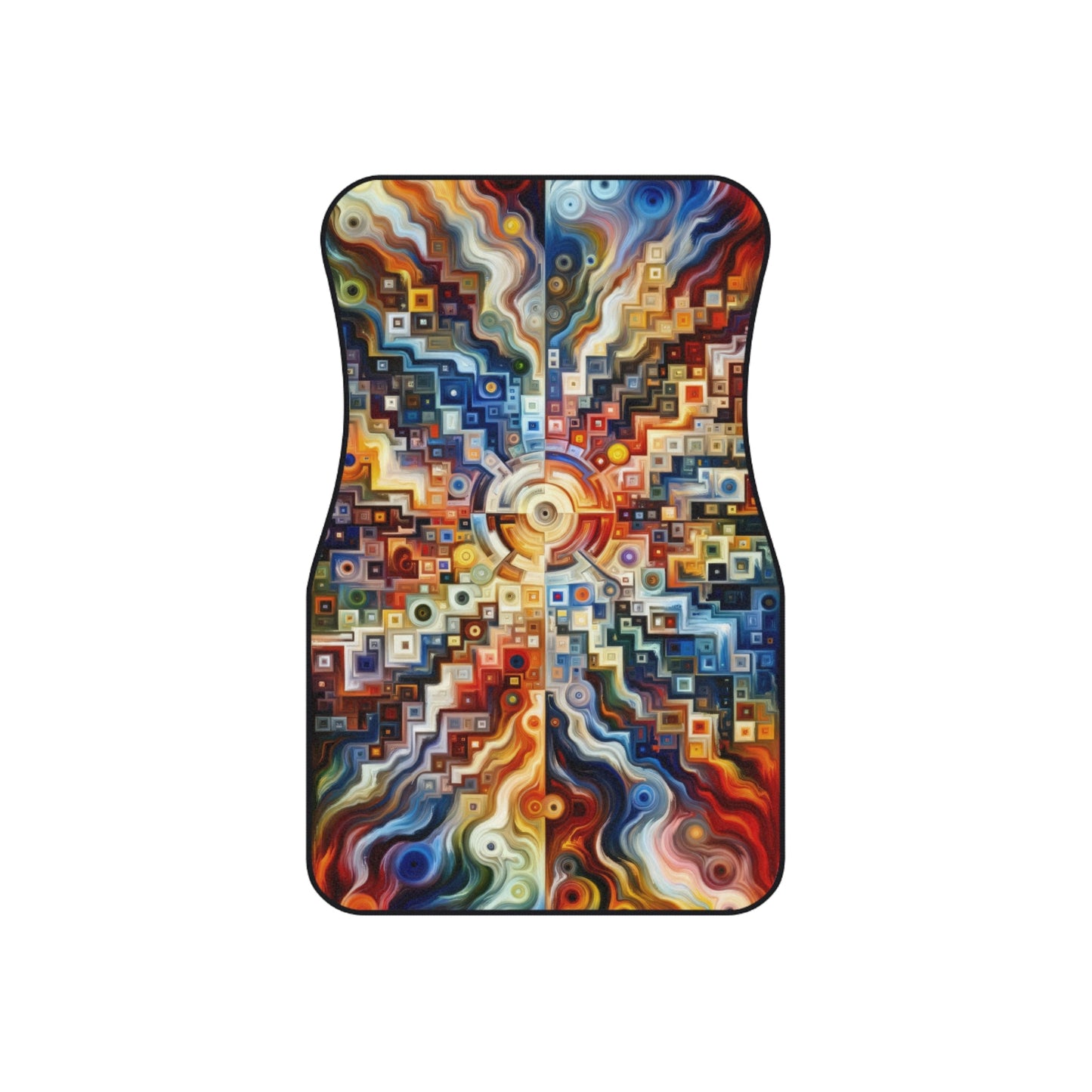 Essence Kaleidoscope Tapestry Car Mats (2x Front) - ATUH.ART