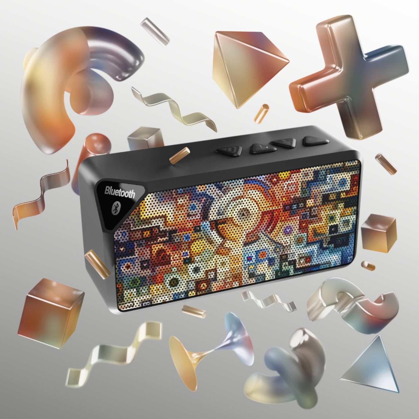 Essence Kaleidoscope Tapestry Jabba Bluetooth Speaker - ATUH.ART