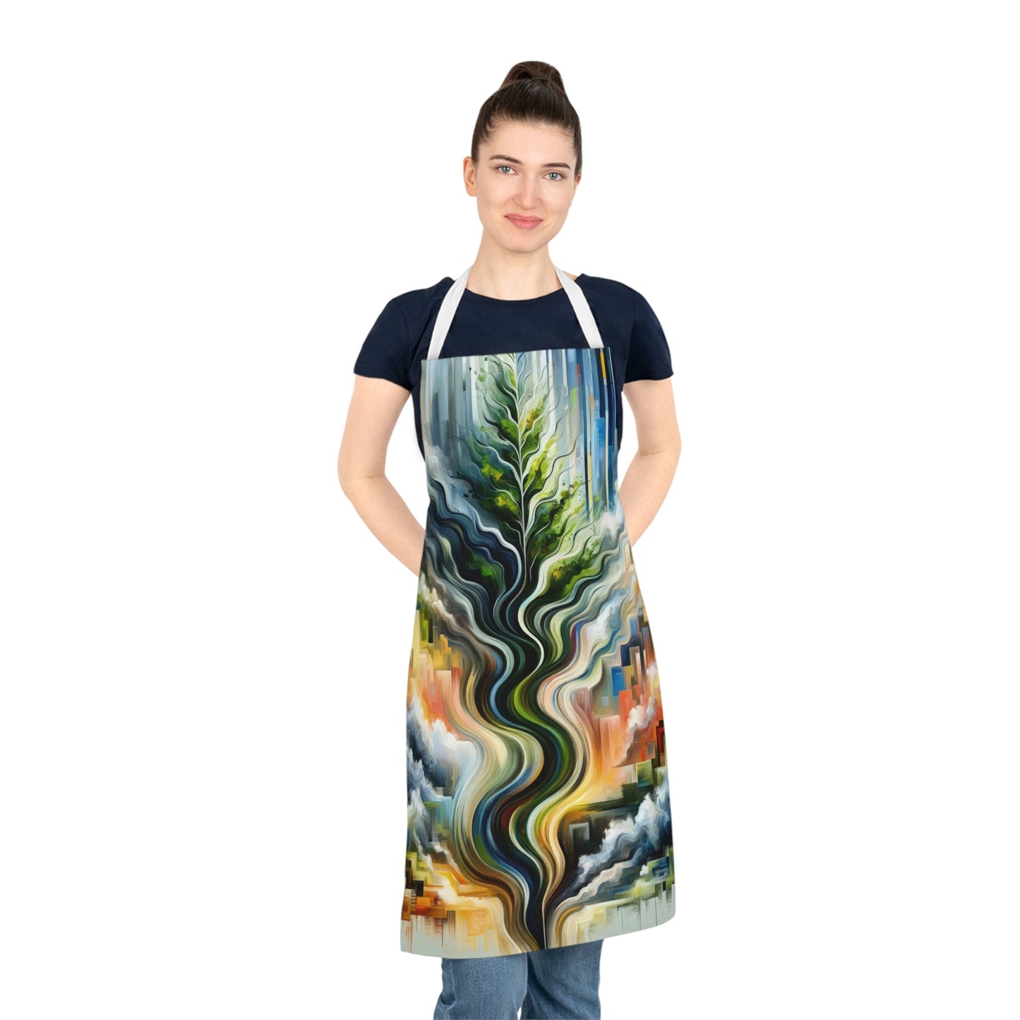 Eternal Digital Contrast Adult Apron (AOP) - ATUH.ART
