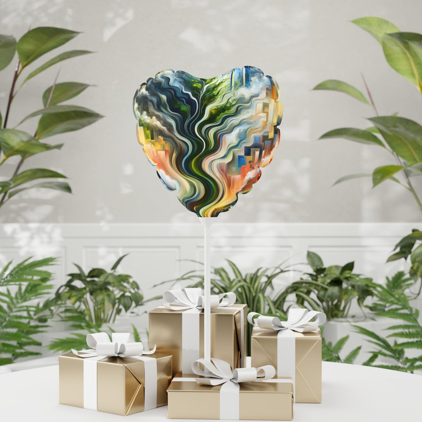 Eternal Digital Contrast Balloon (Round and Heart-shaped), 11" - ATUH.ART