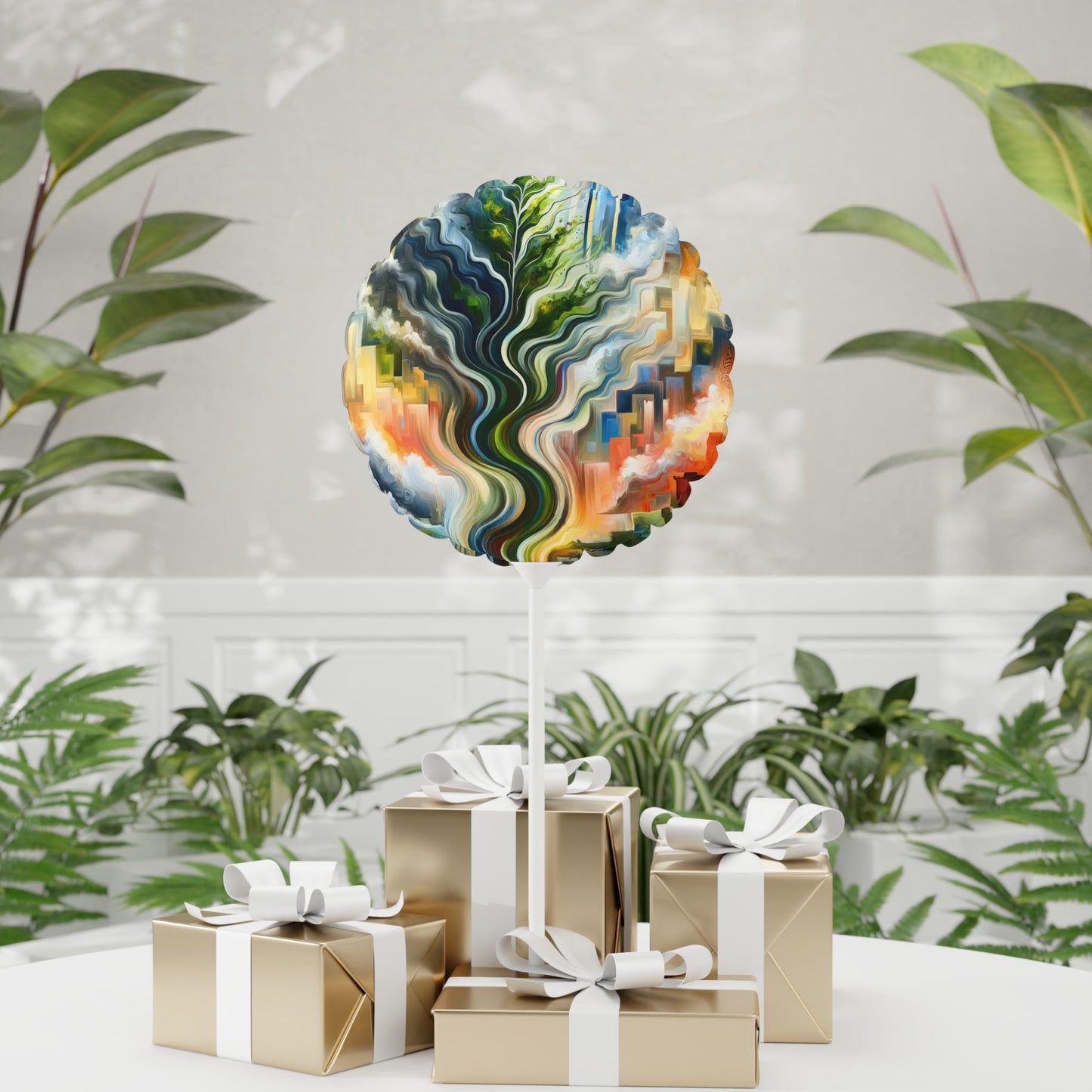 Eternal Digital Contrast Balloon (Round and Heart-shaped), 11" - ATUH.ART