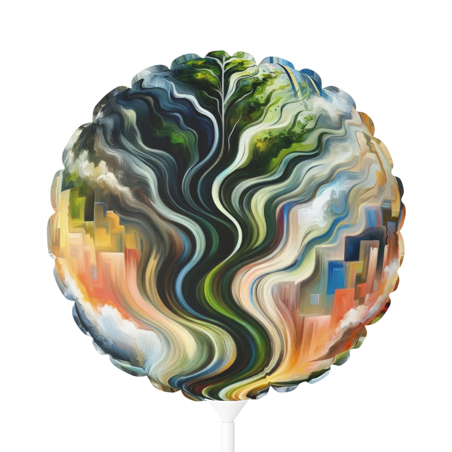 Eternal Digital Contrast Balloon (Round and Heart-shaped), 11" - ATUH.ART
