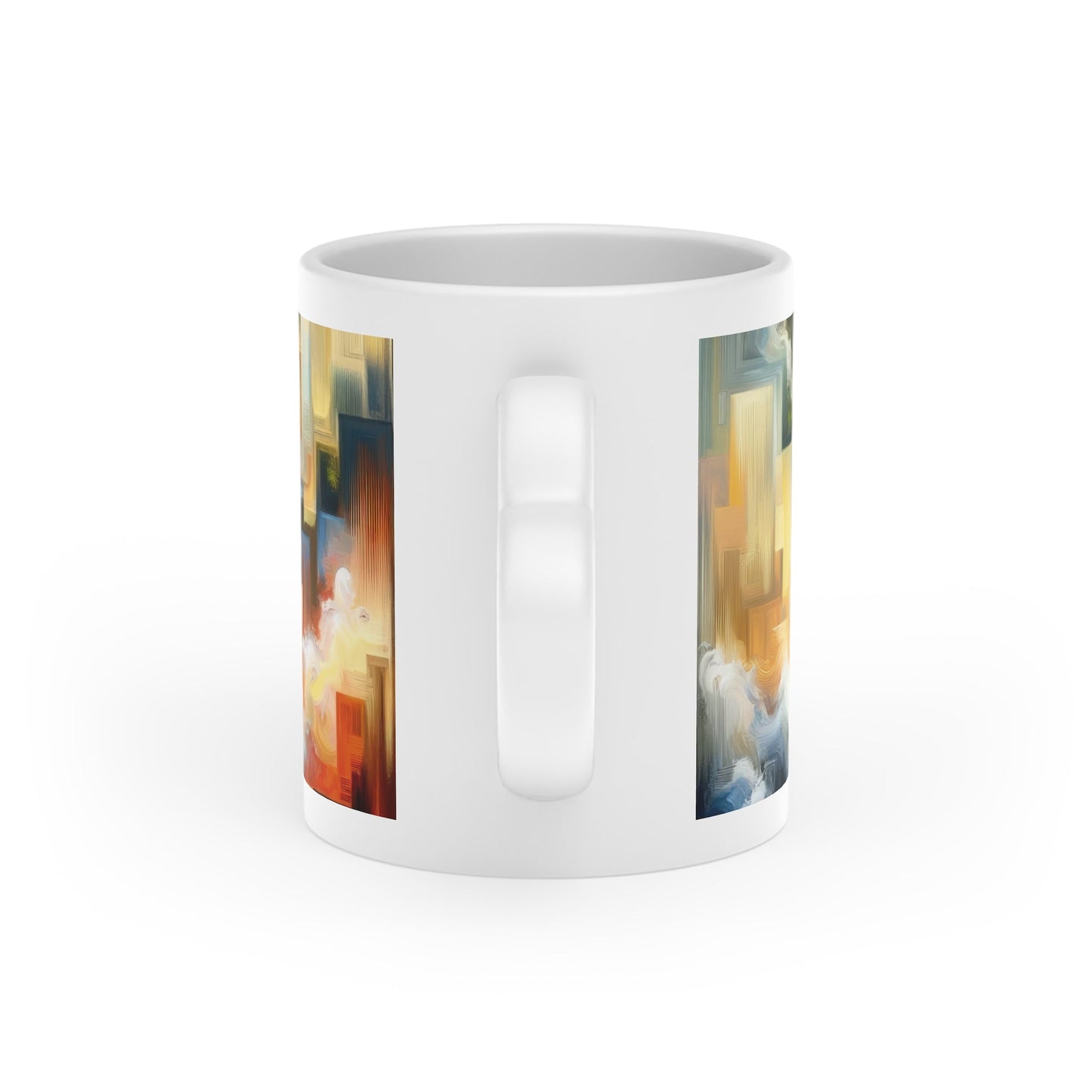 Eternal Digital Contrast Heart-Shaped Mug - ATUH.ART
