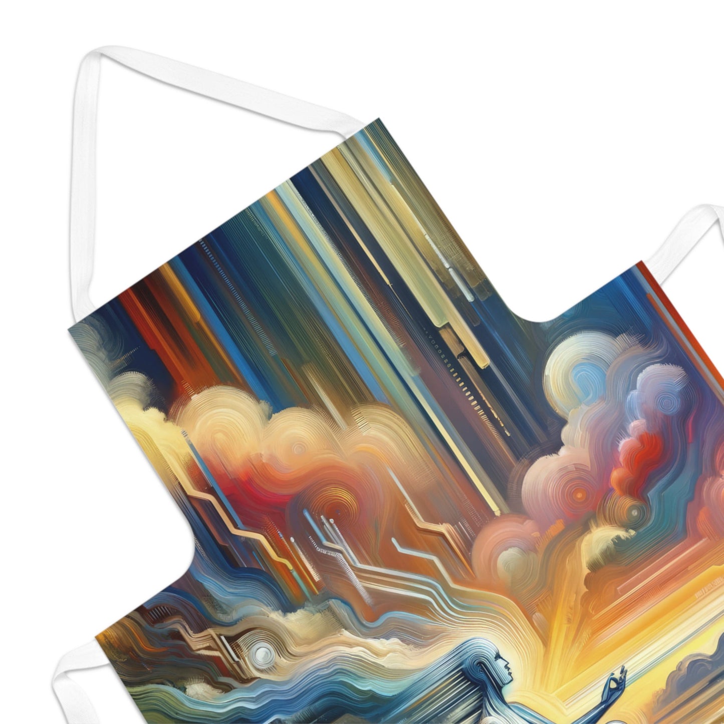 Eternal Digital Meditation Adult Apron (AOP) - ATUH.ART